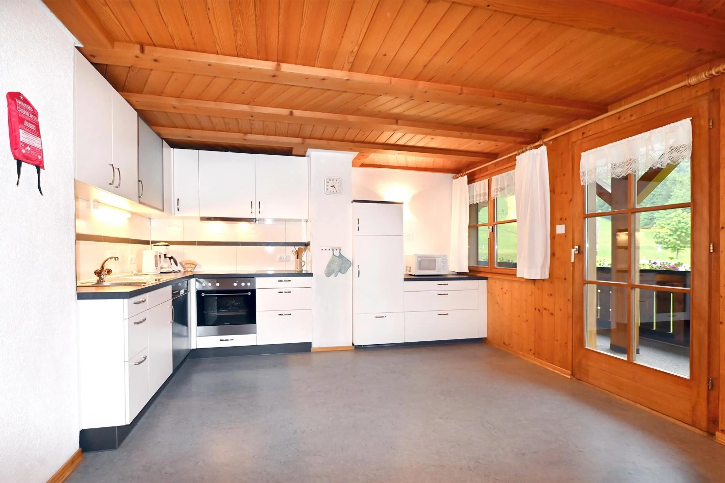 Kitchen or kitchenette in Bauernhof Bilgeri