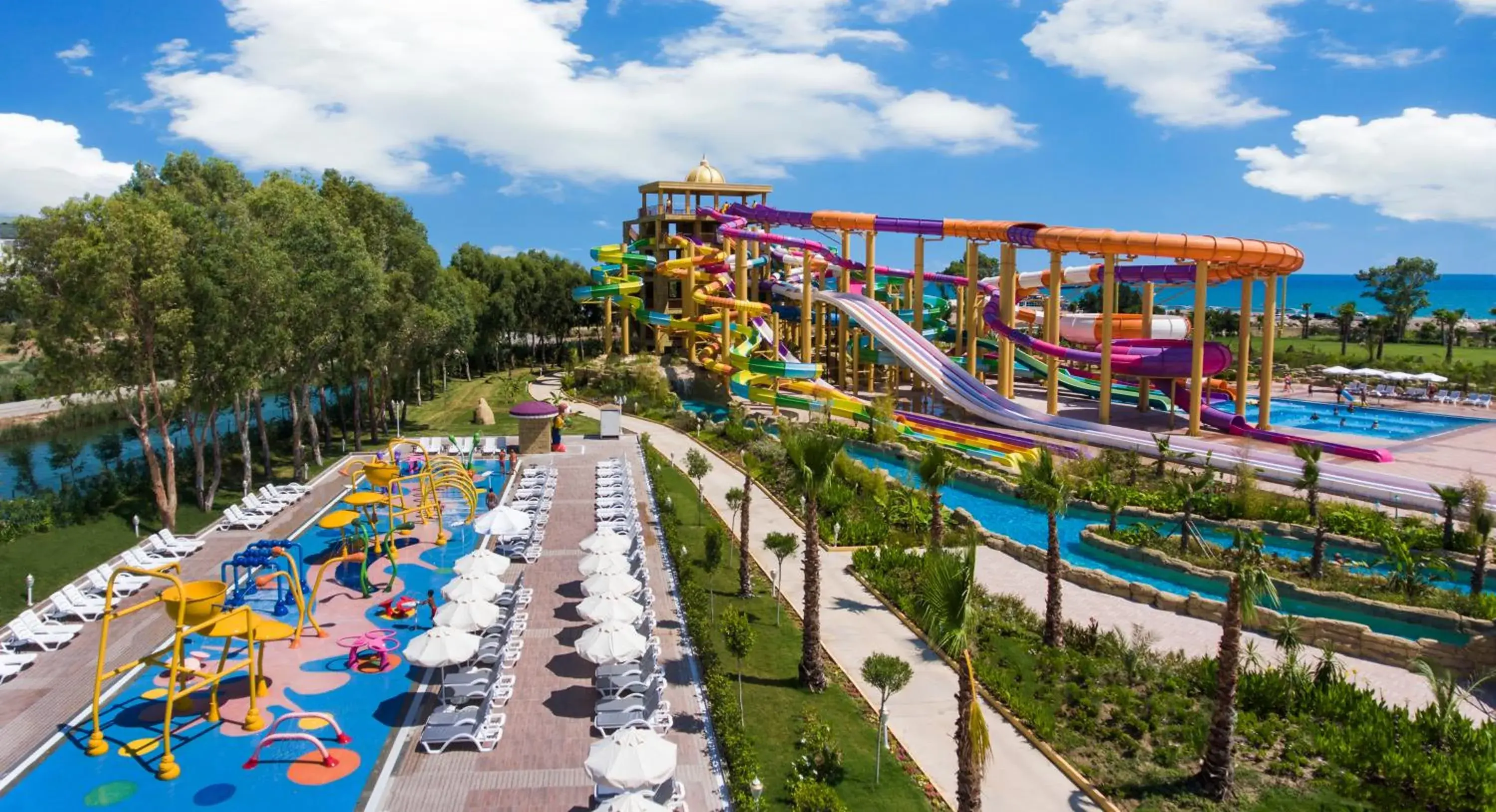 Garden, Water Park in Delphin BE Grand Resort