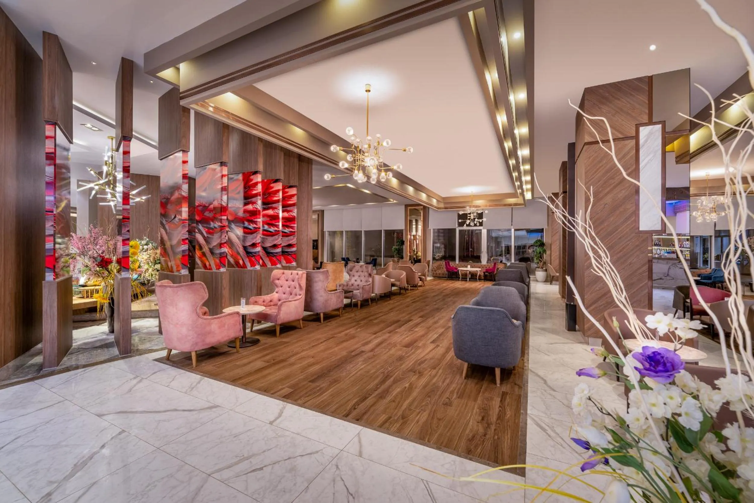 Lobby or reception in Delphin BE Grand Resort