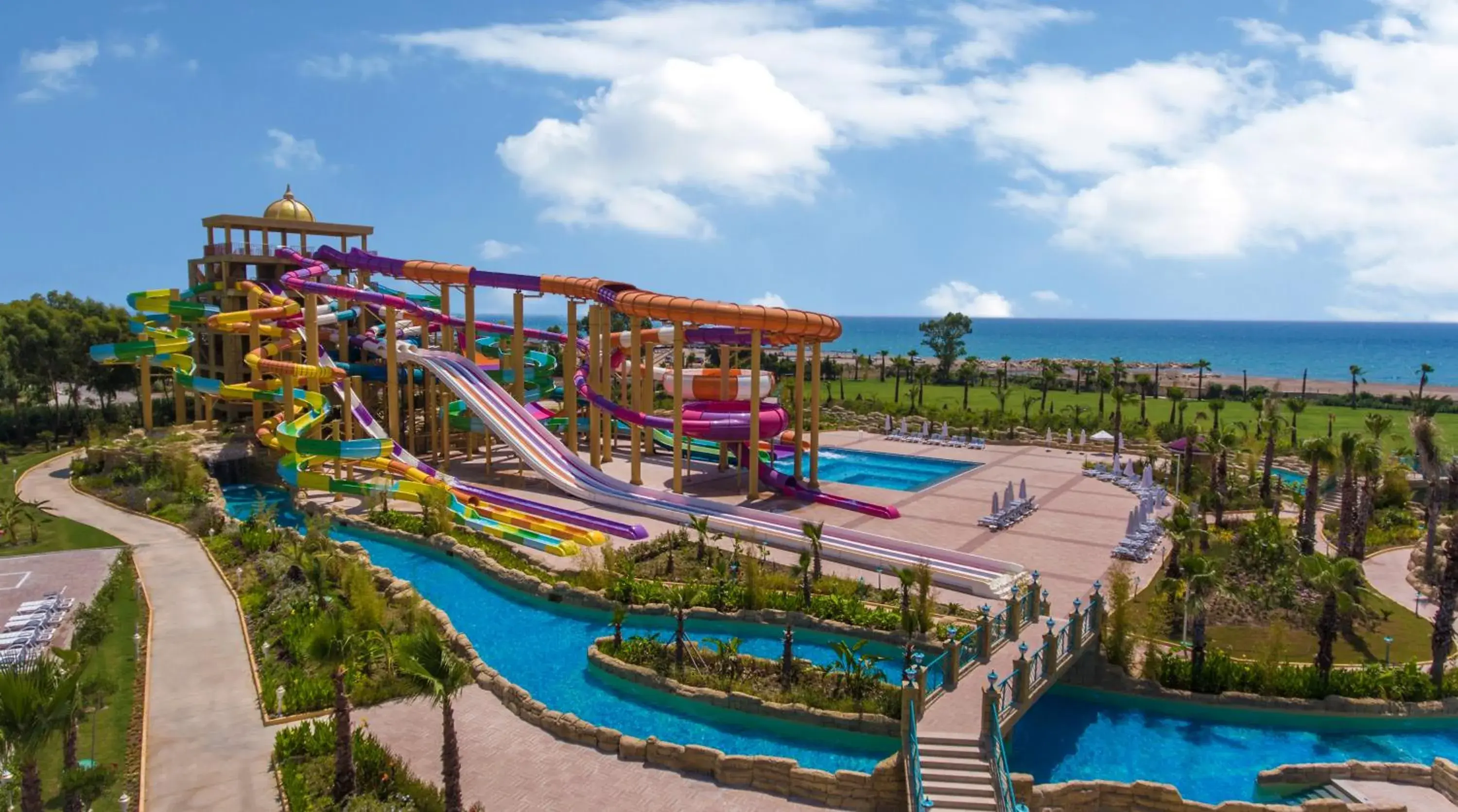 Garden, Water Park in Delphin BE Grand Resort