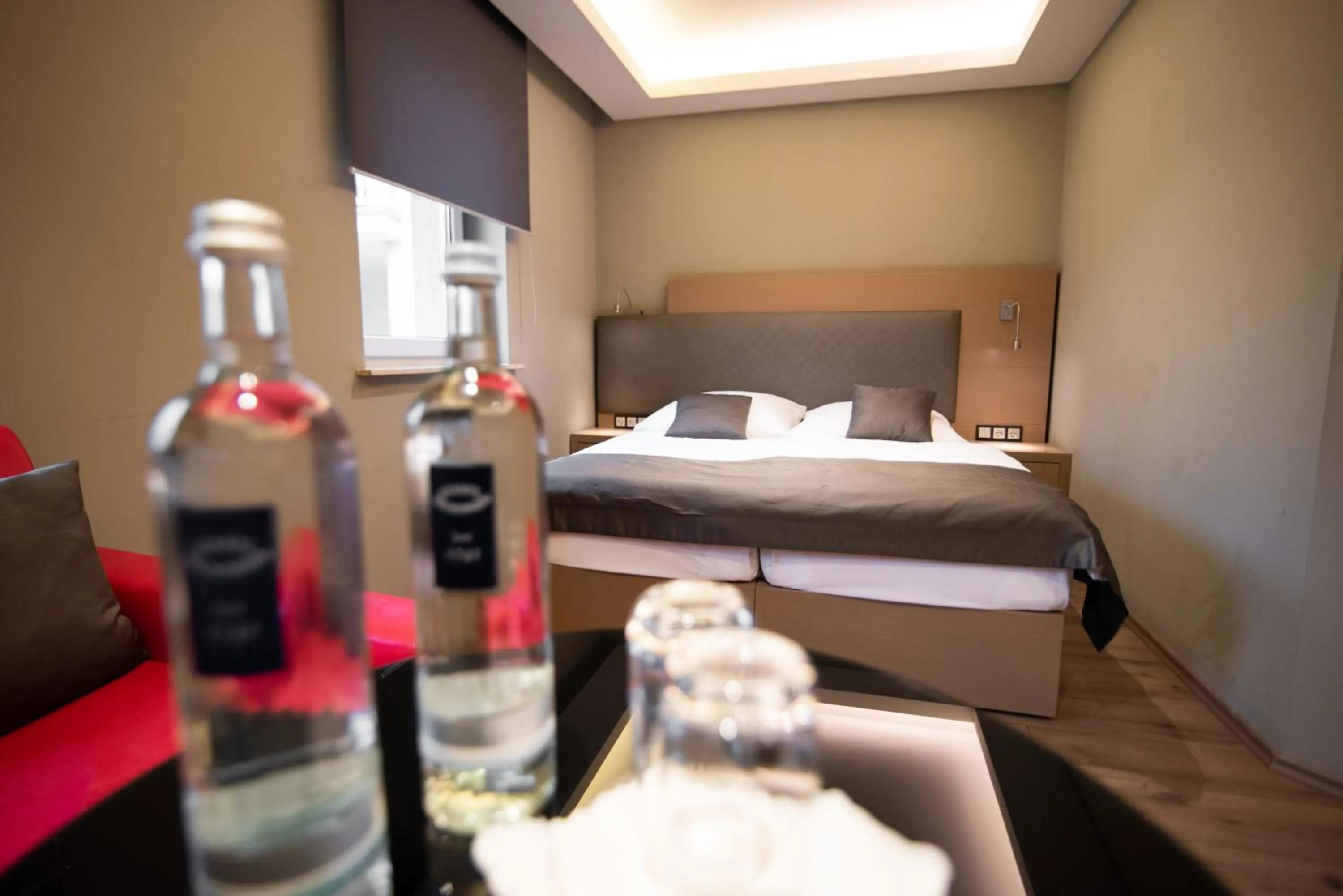 Bed in Zum grünen Baum Hotel Frankfurt Airport