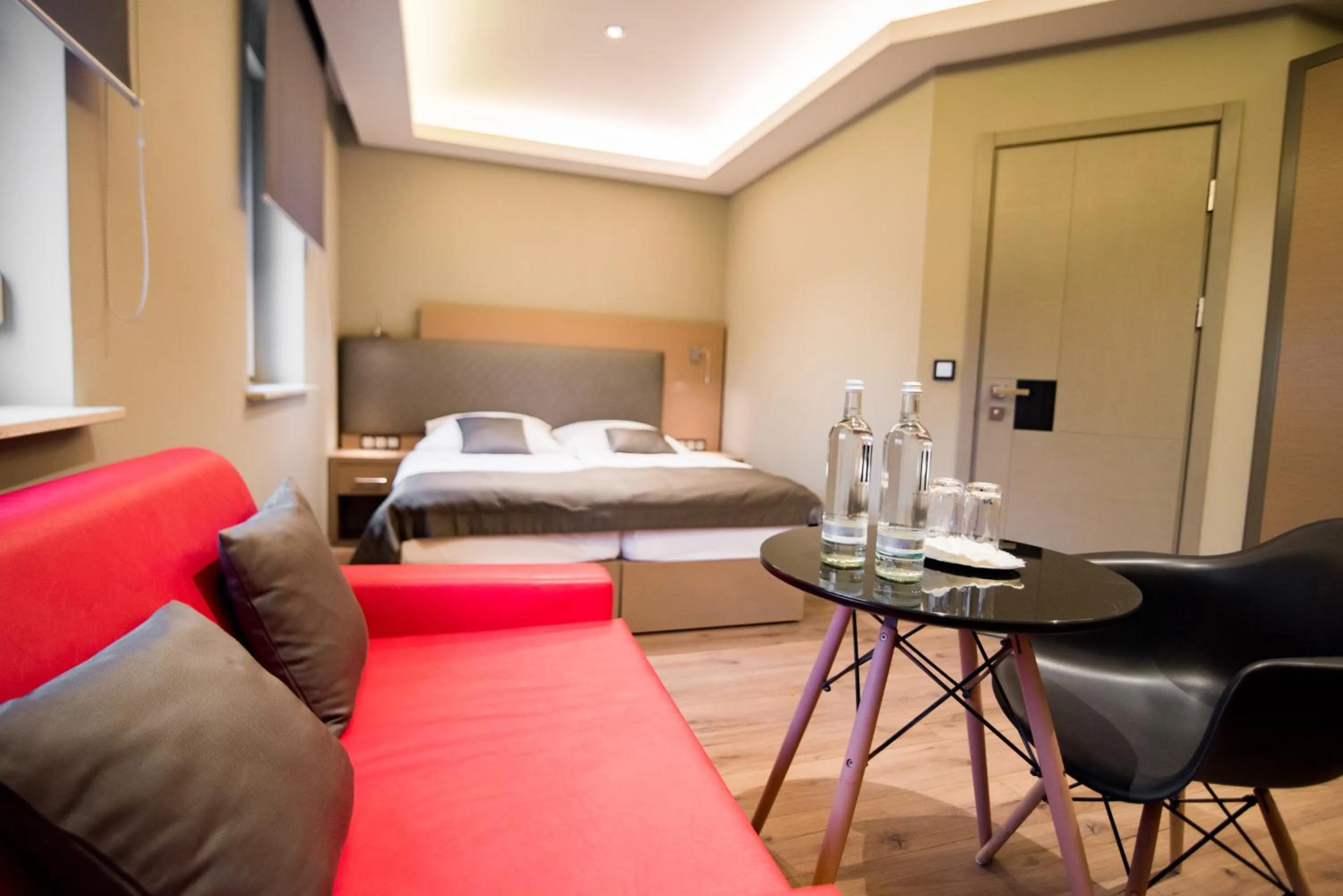 Bed in Zum grünen Baum Hotel Frankfurt Airport