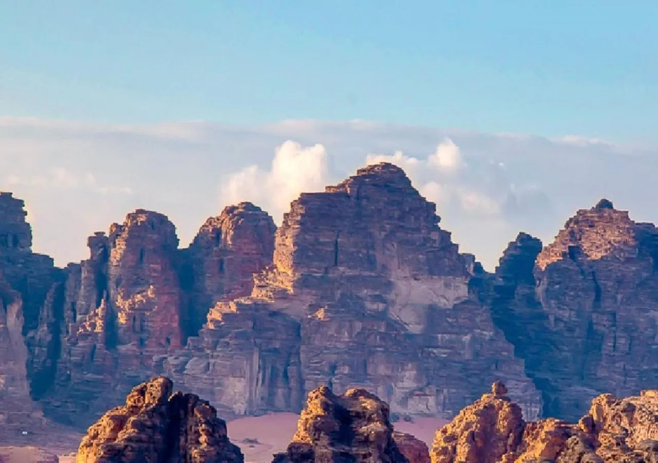 Natural landscape in Captains Desert Camp