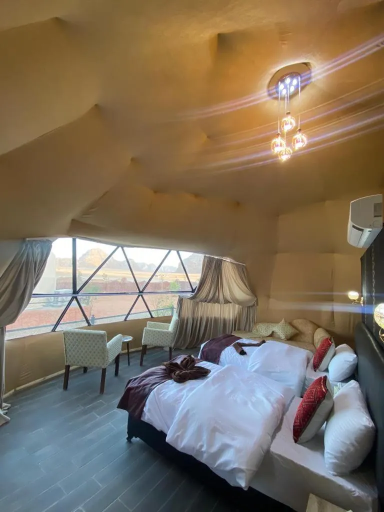 Bed in Captains Desert Camp