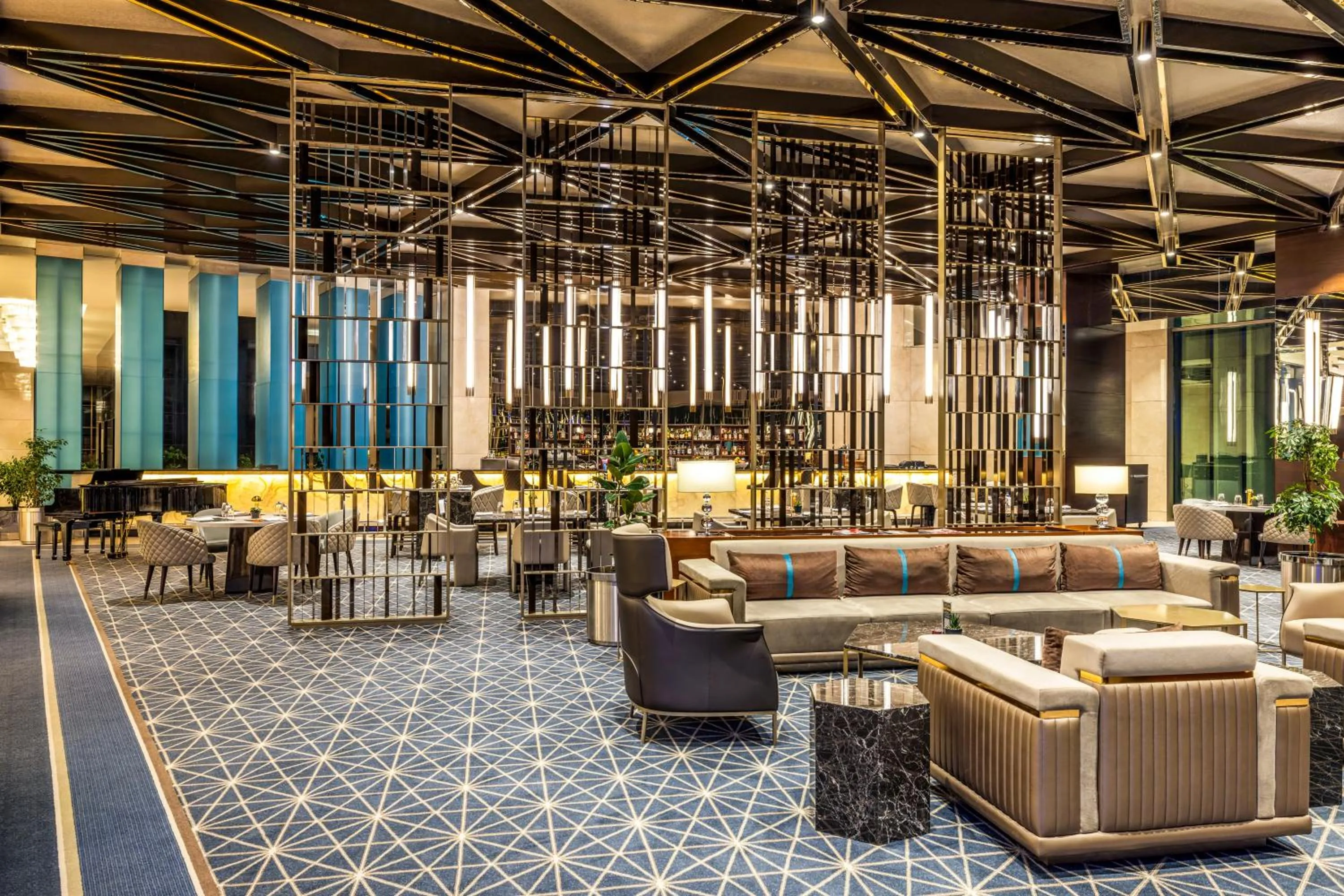 Seating area in Grand Ankara Hotel Convention Center