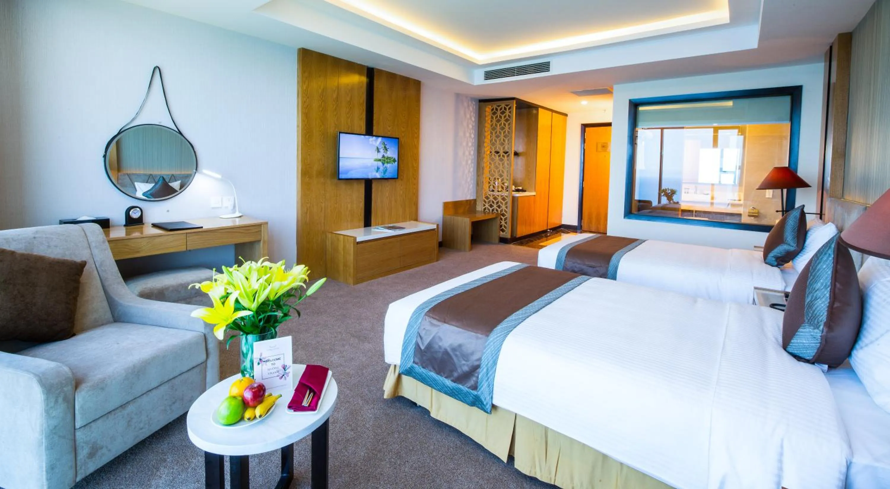 Bedroom, Bed in Muong Thanh Luxury Da Nang Hotel