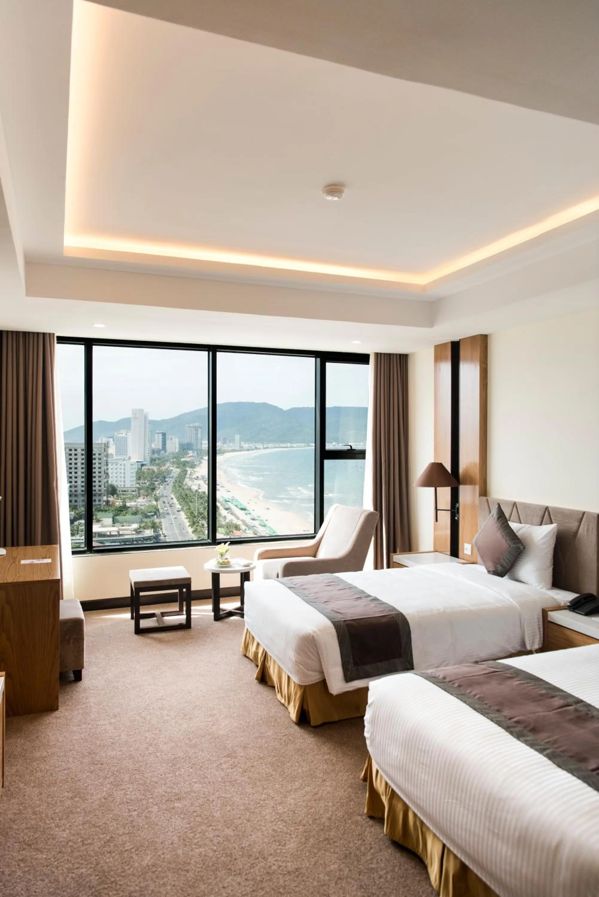 City view, Bed in Muong Thanh Luxury Da Nang Hotel