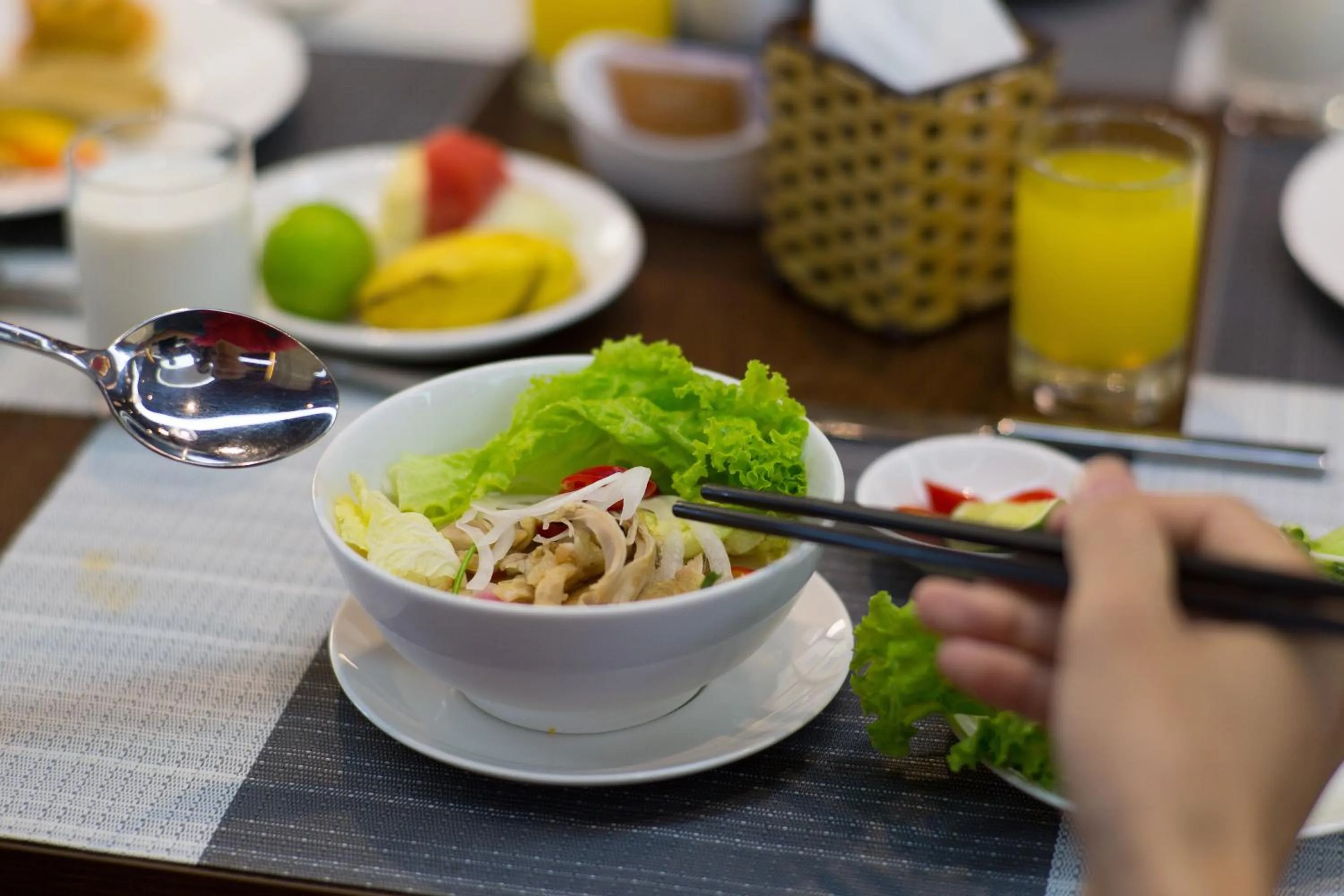 Breakfast in Muong Thanh Luxury Da Nang Hotel