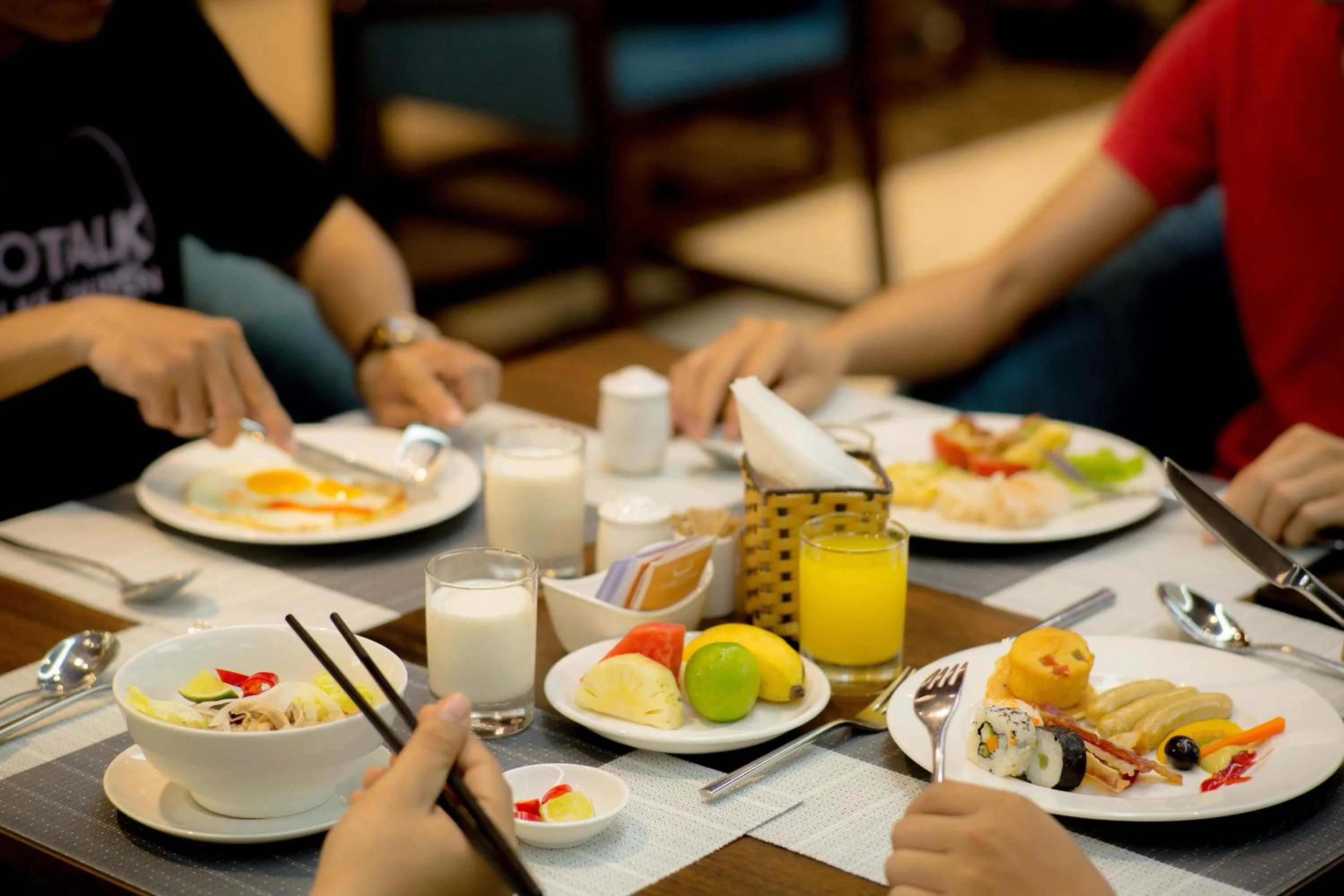 Breakfast in Muong Thanh Luxury Da Nang Hotel