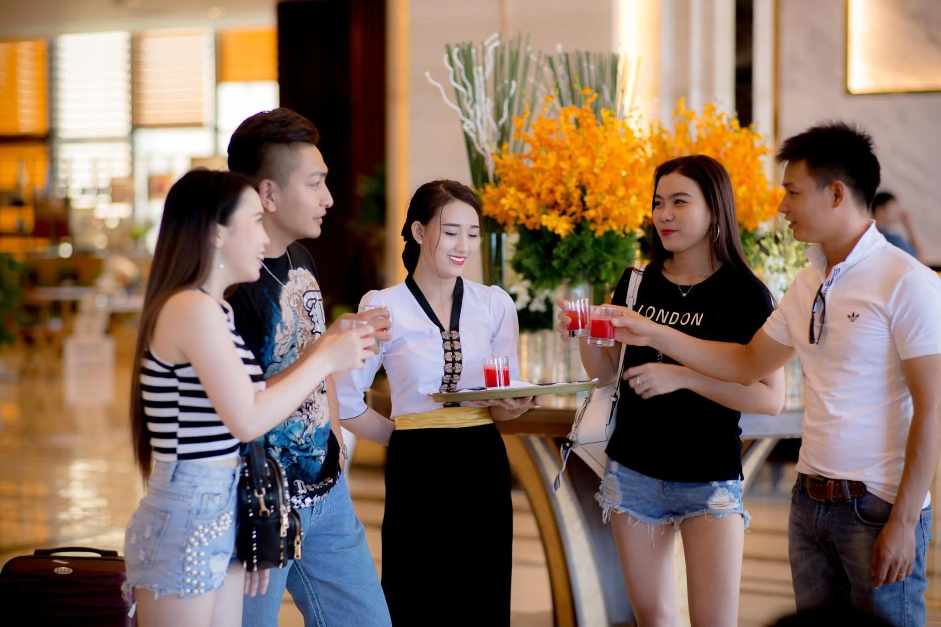 Lobby or reception in Muong Thanh Luxury Da Nang Hotel