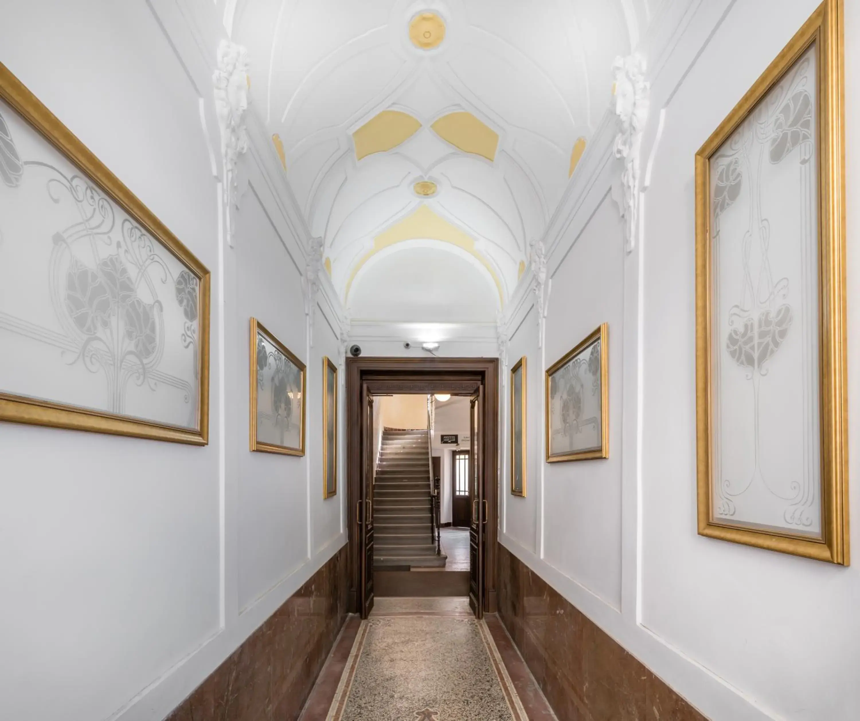 Facade/entrance in Mordecai 12 Apartments by Adrez Facade/entrance in Mordecai 12 Apartments by Adrez