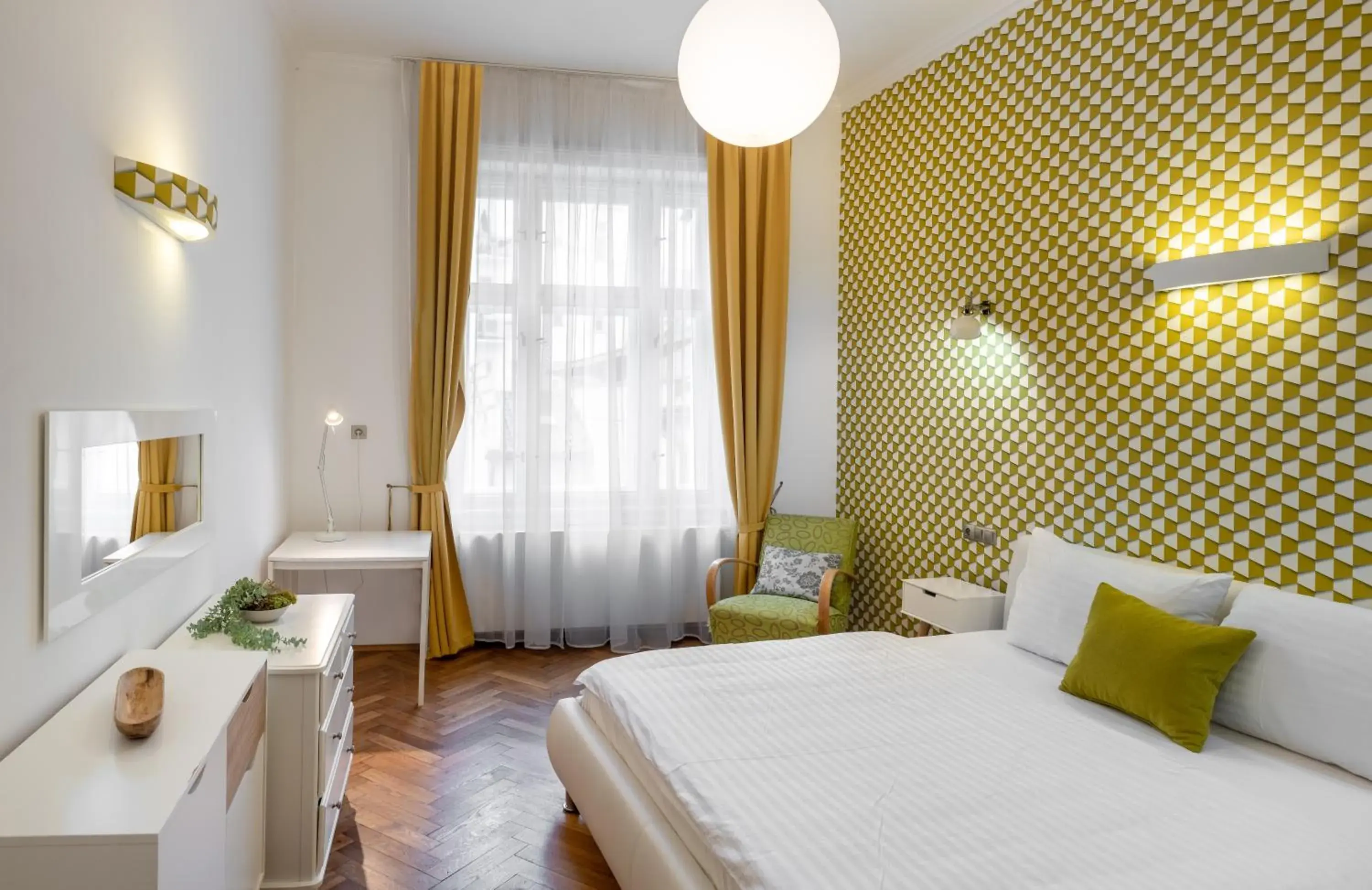 Bedroom, Bed in Mordecai 12 Apartments by Adrez Bedroom, Bed in Mordecai 12 Apartments by Adrez