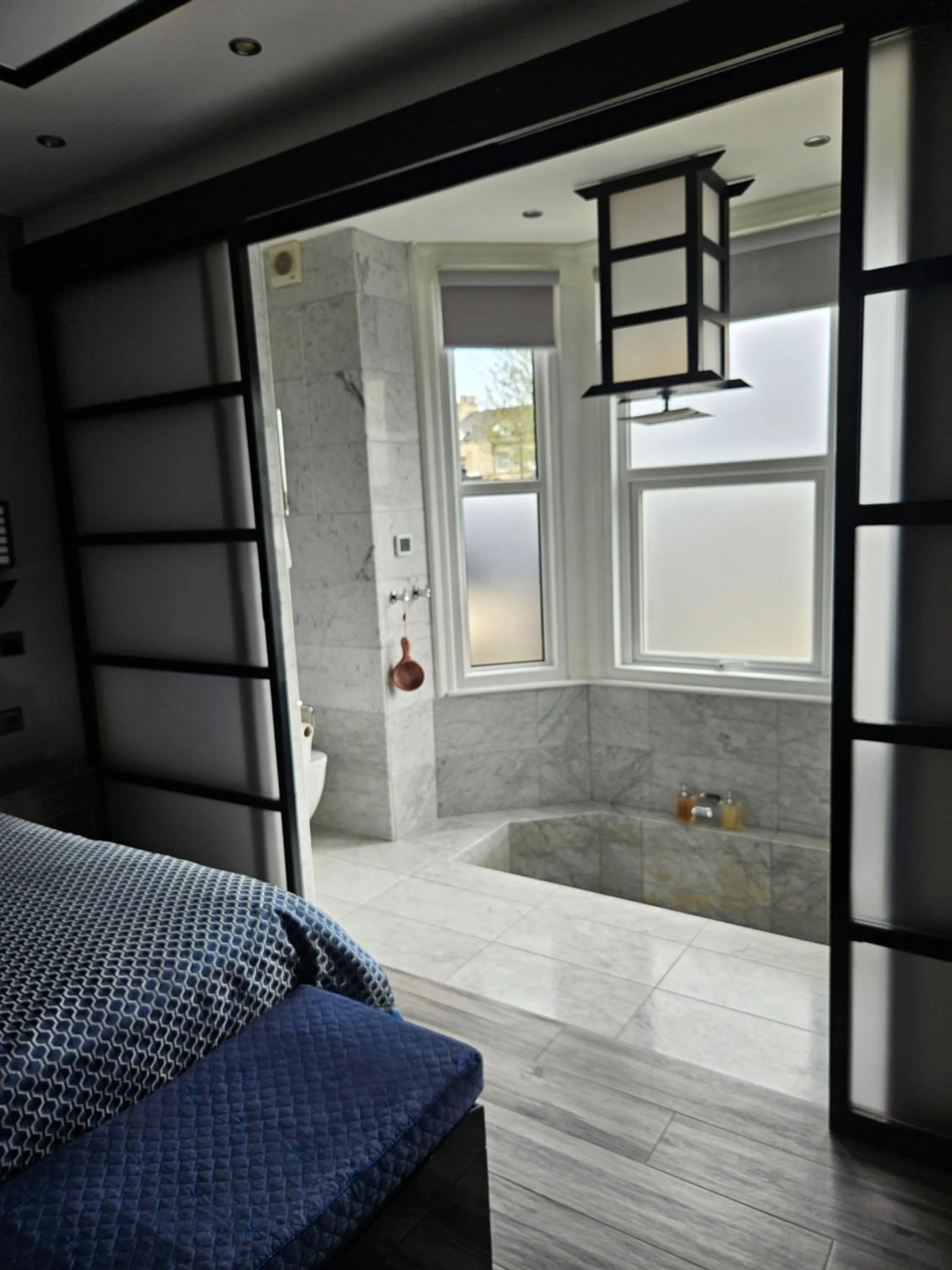 Bathroom, Bed in Tower Guest House