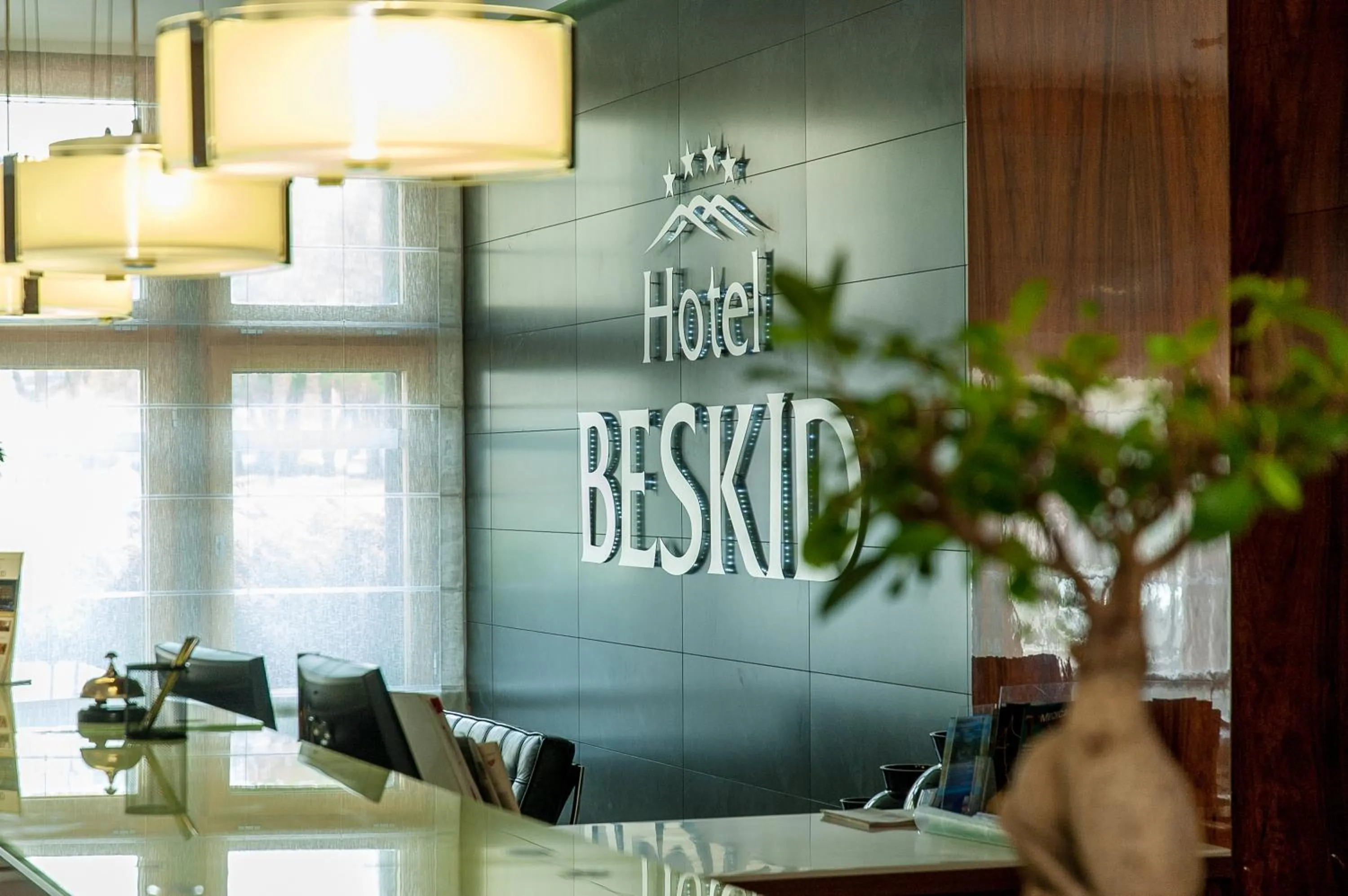 Lobby or reception in Hotel Beskid
