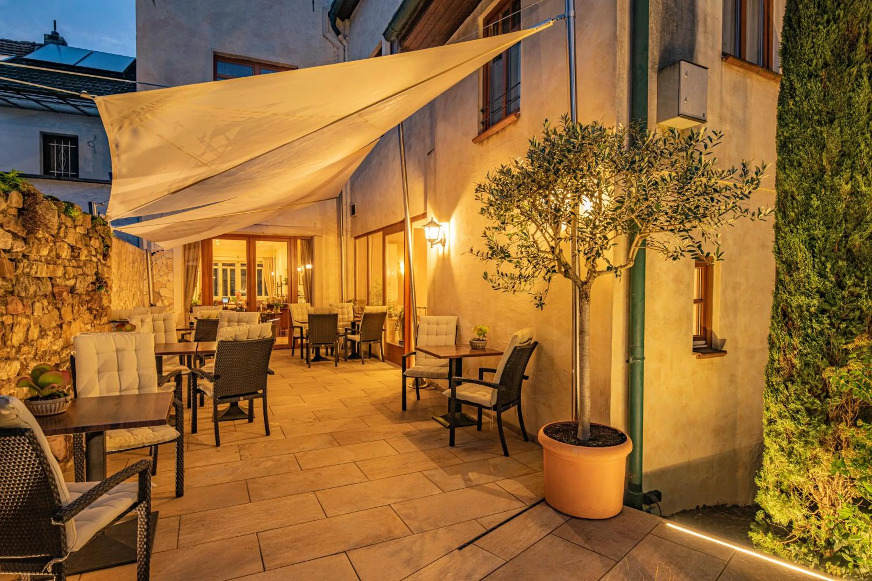 Patio in Hotel Arador