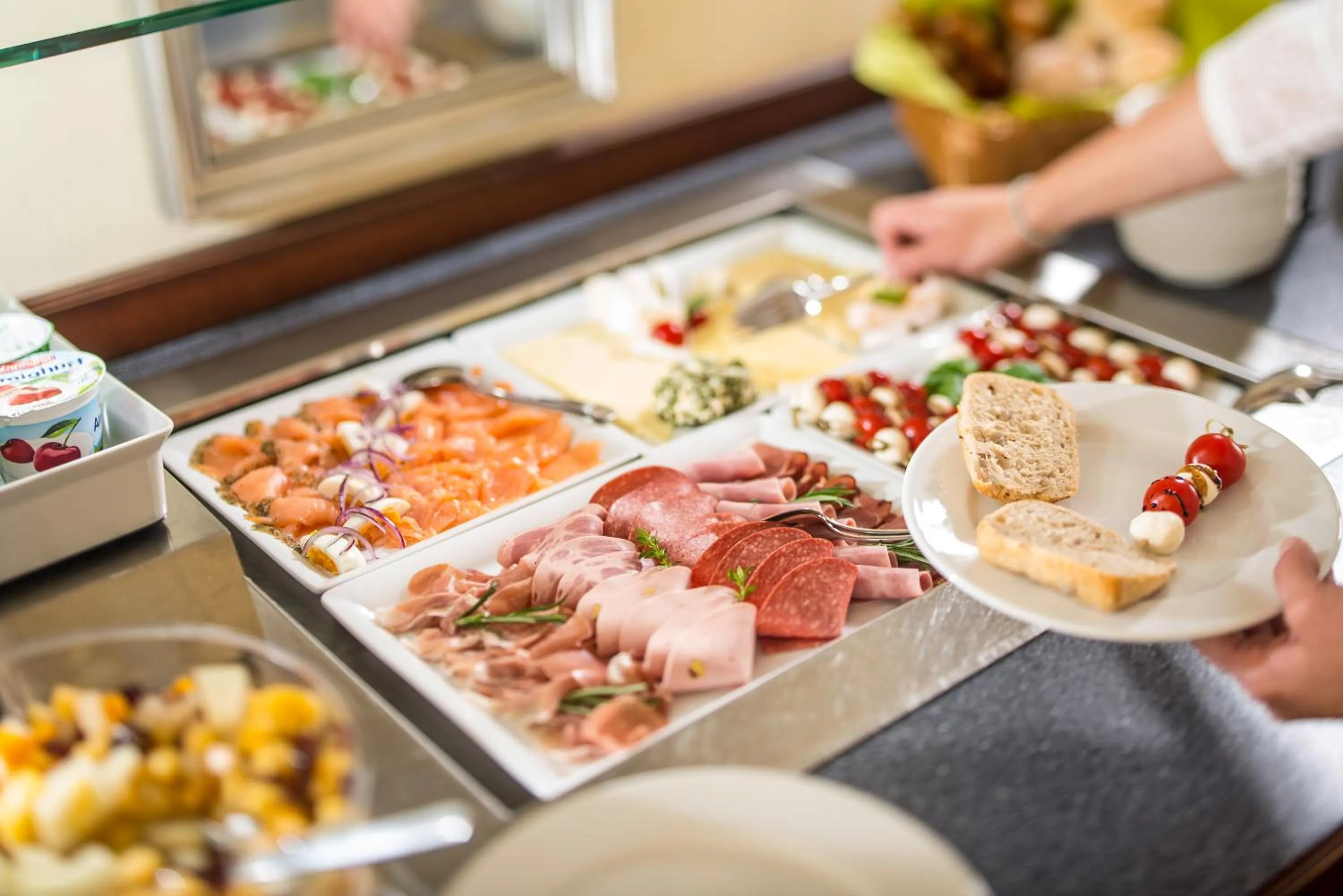 Buffet breakfast in Hotel Arador