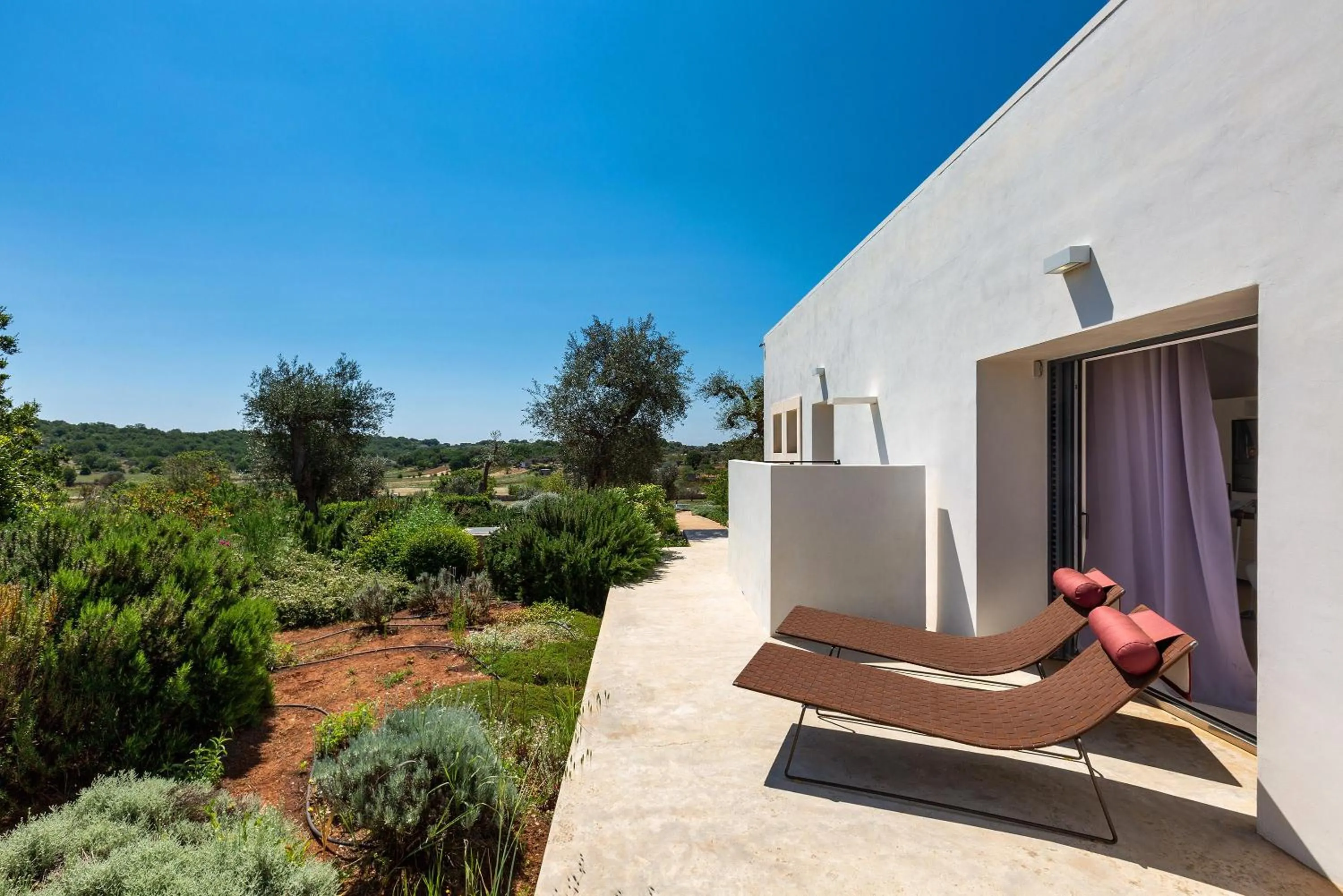 Garden view in Le Ali Bianche by Perle di Puglia
