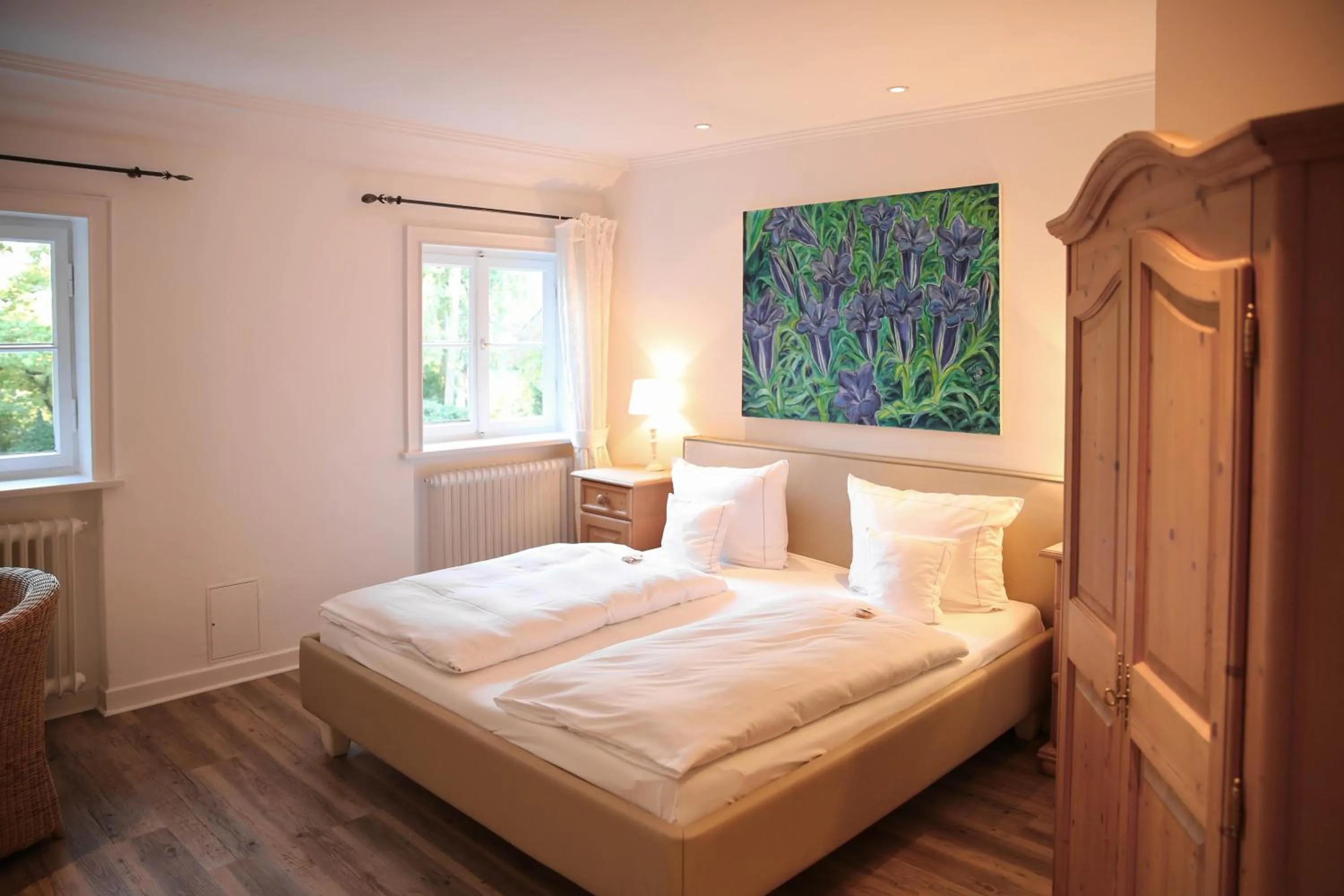 Photo of the whole room, Bed in Landhaus am See