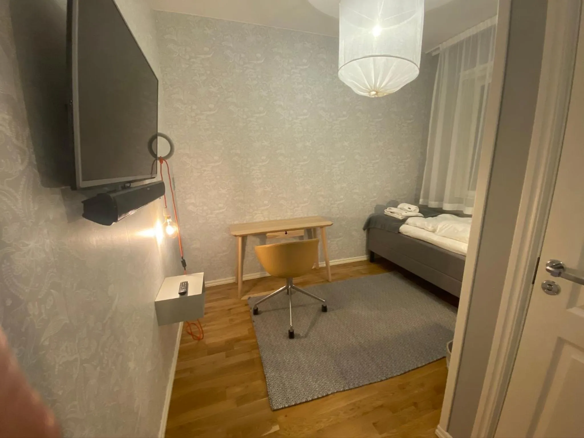 Bedroom, Bed in Turinge Hotel