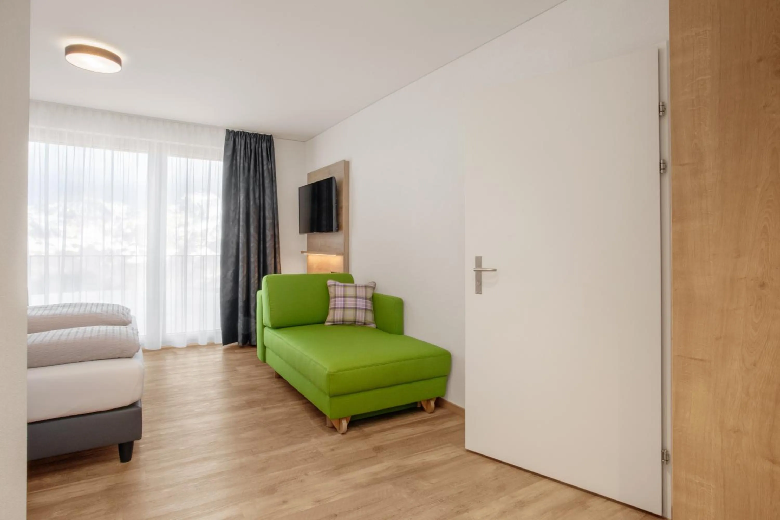 Bed in Hotel Tannenboden