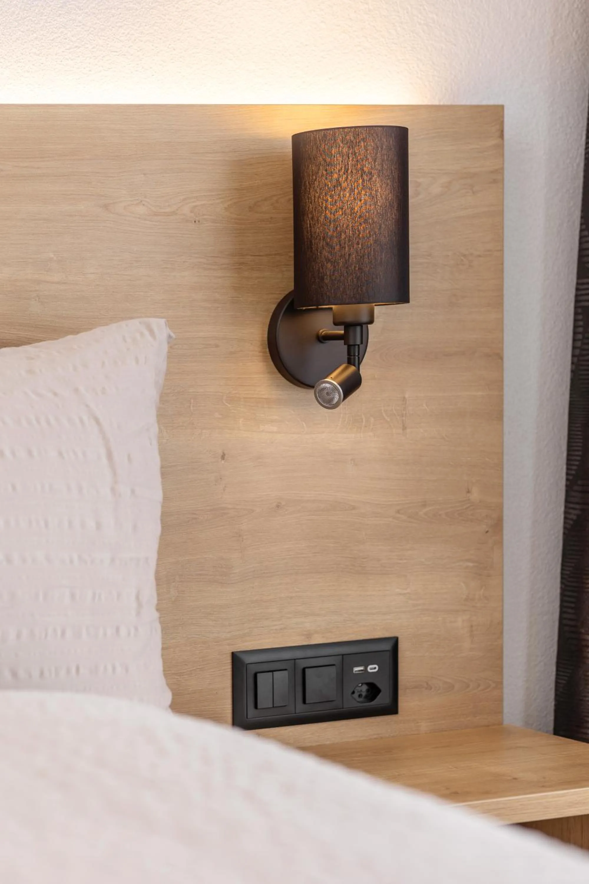 Bed in Hotel Tannenboden