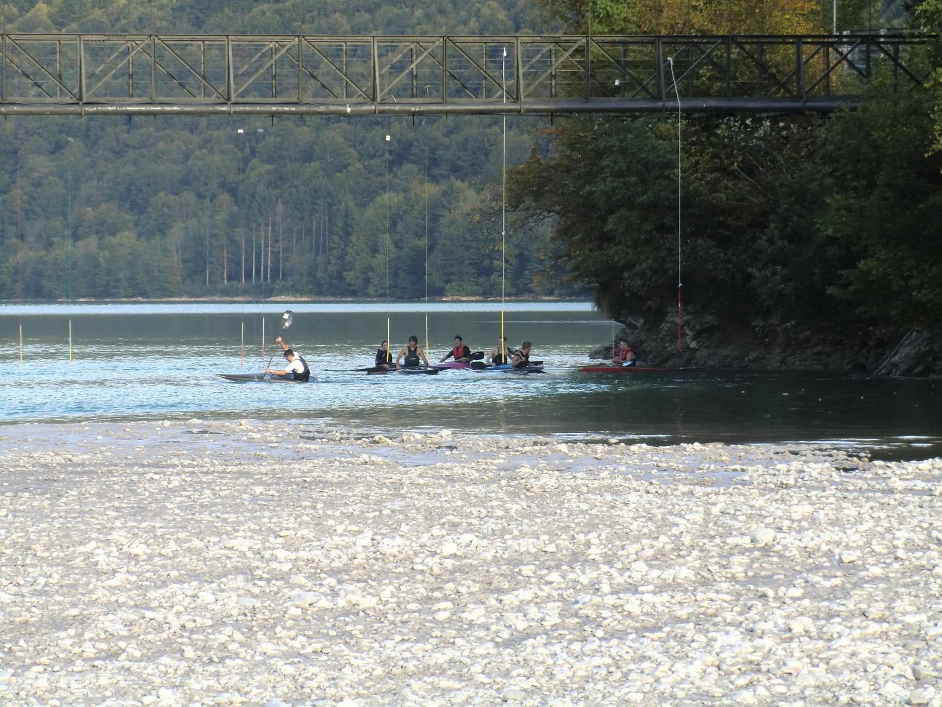 Canoeing in Hotel Luna