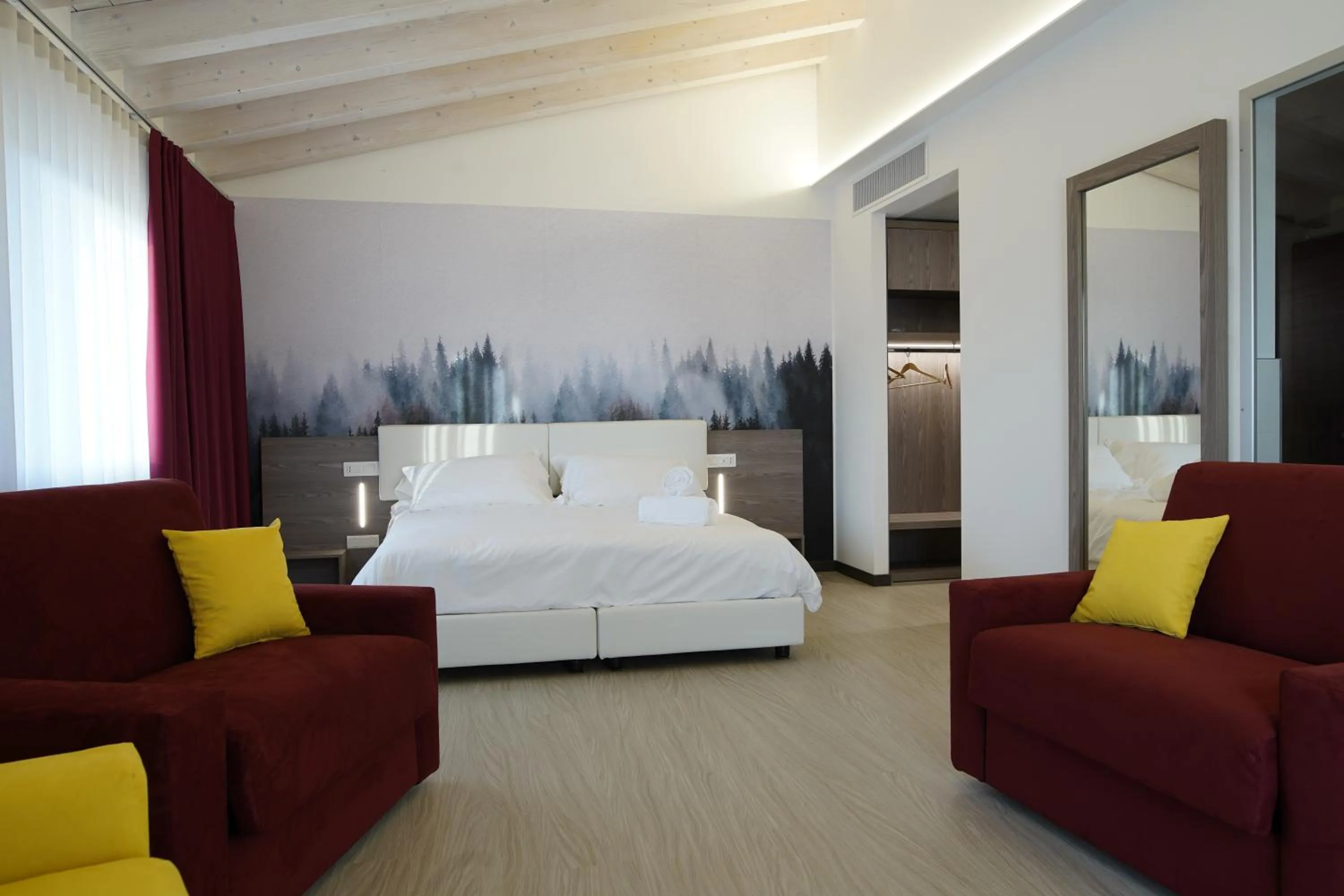 Bed in Hotel Luna