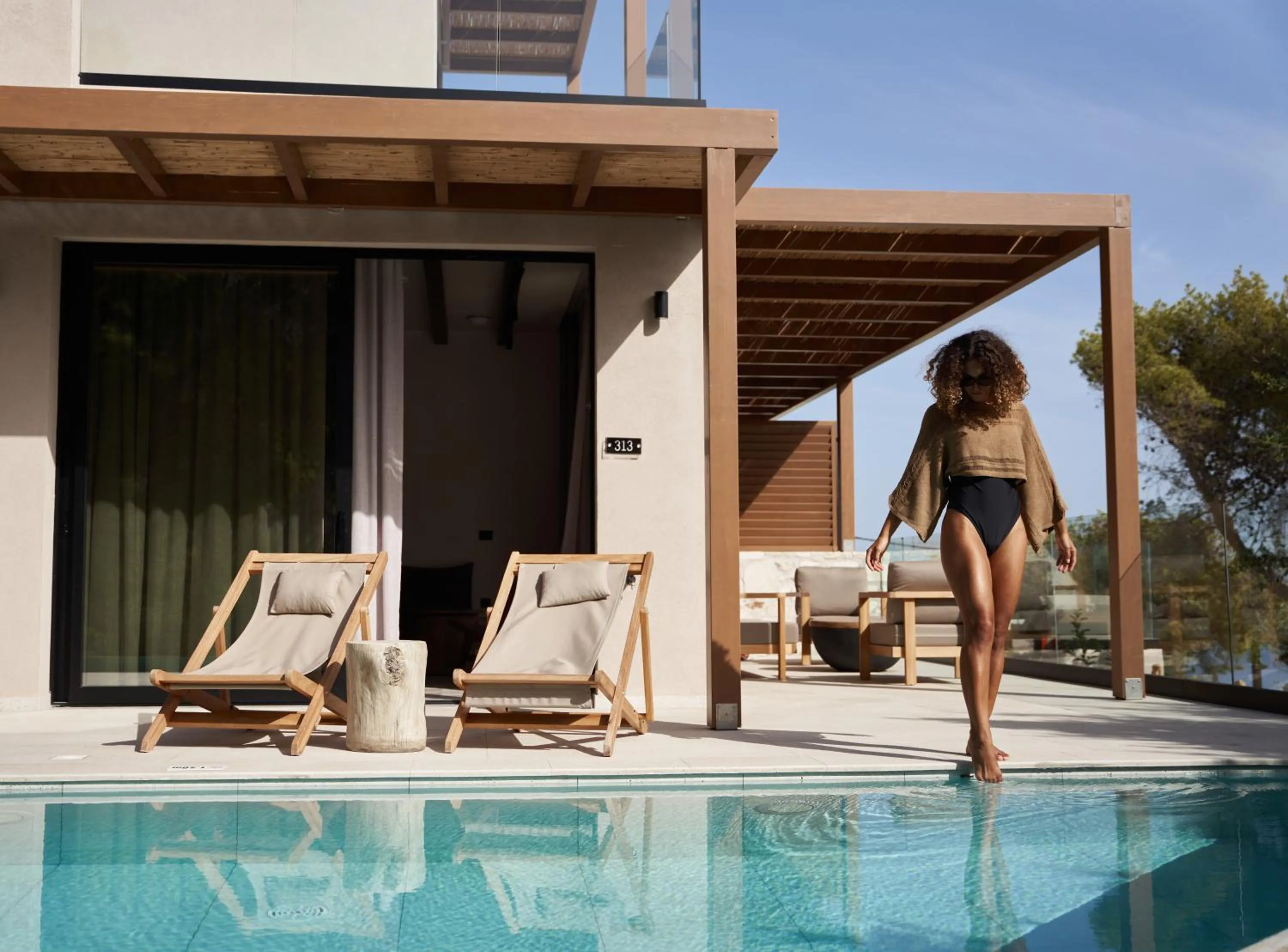 Swimming pool in Irida Mindful Living