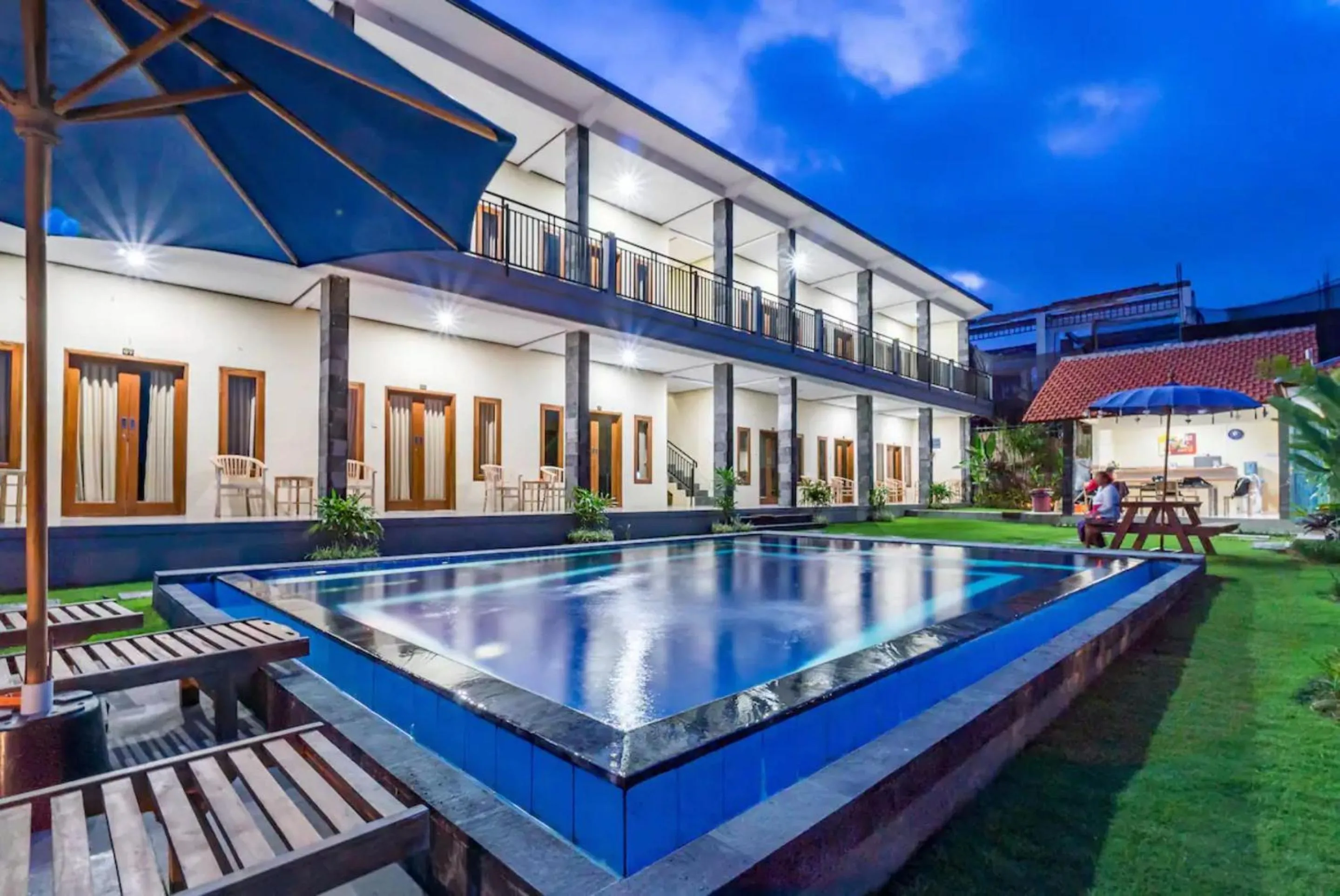 Pool view in Pondok Lulik Homestay Canggu