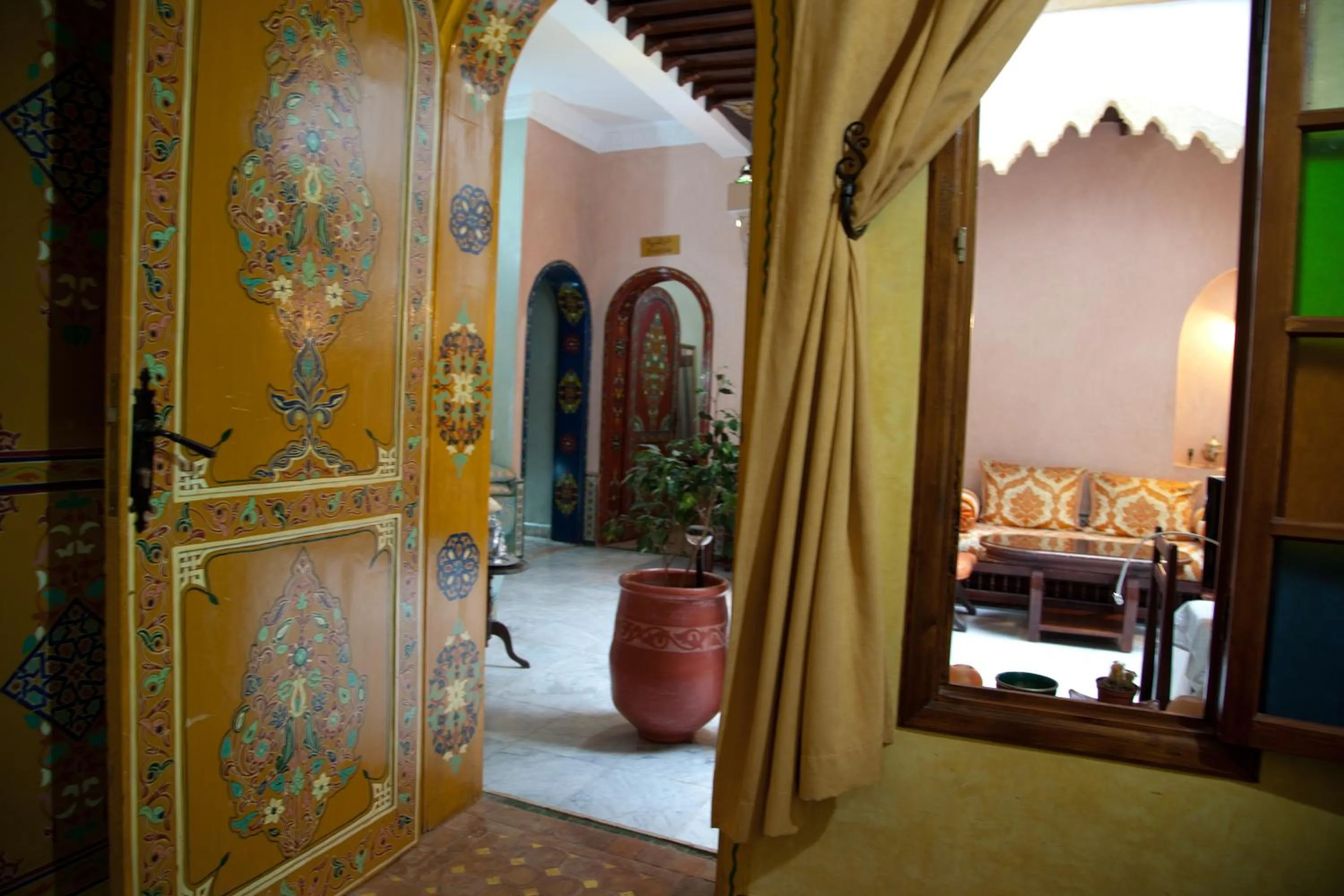 Decorative detail in Riad Dar Alia