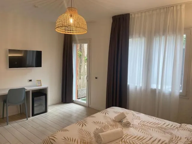 Bed in Hotel La Pergola di Venezia