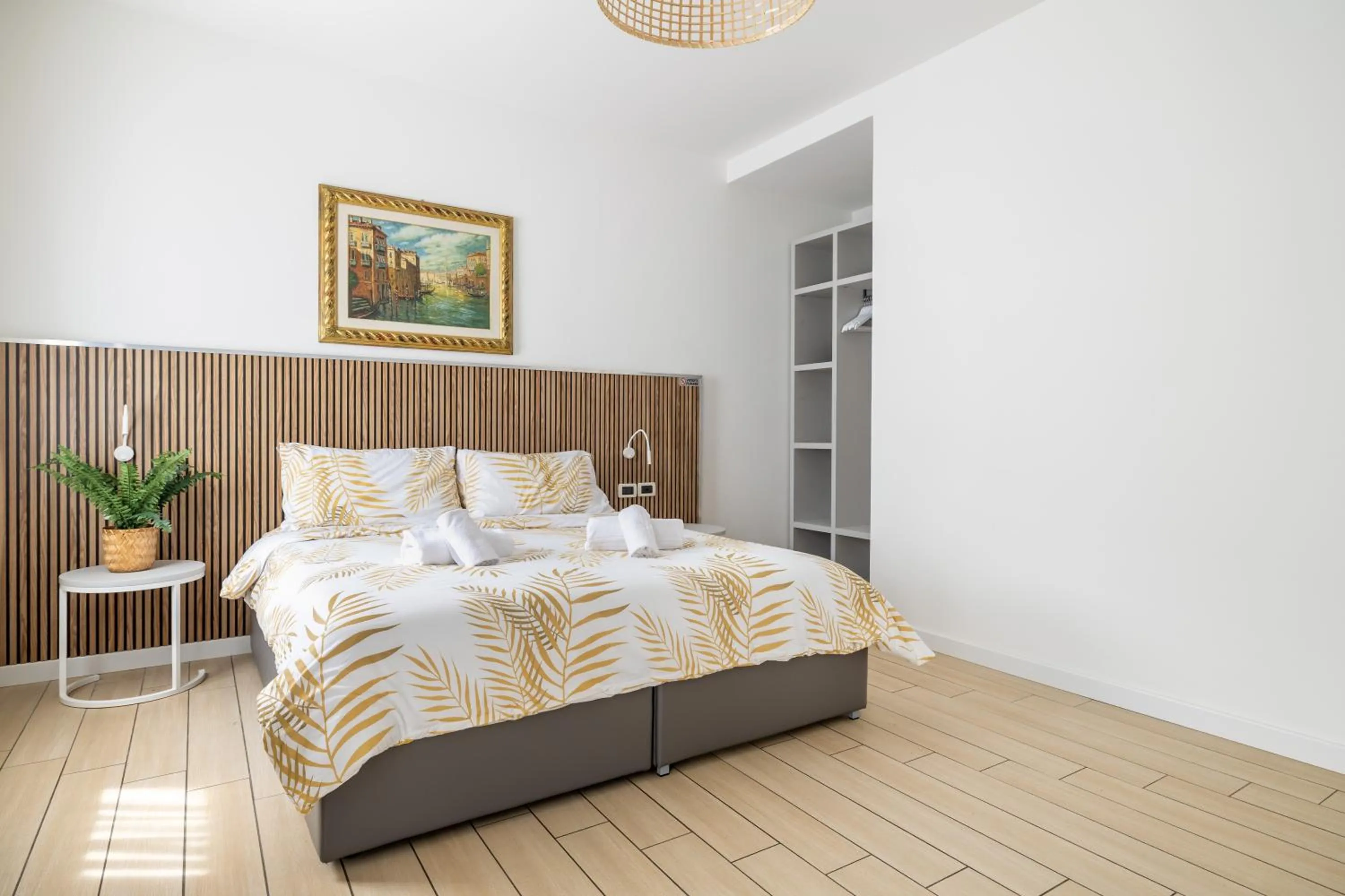 Bed in Hotel La Pergola di Venezia