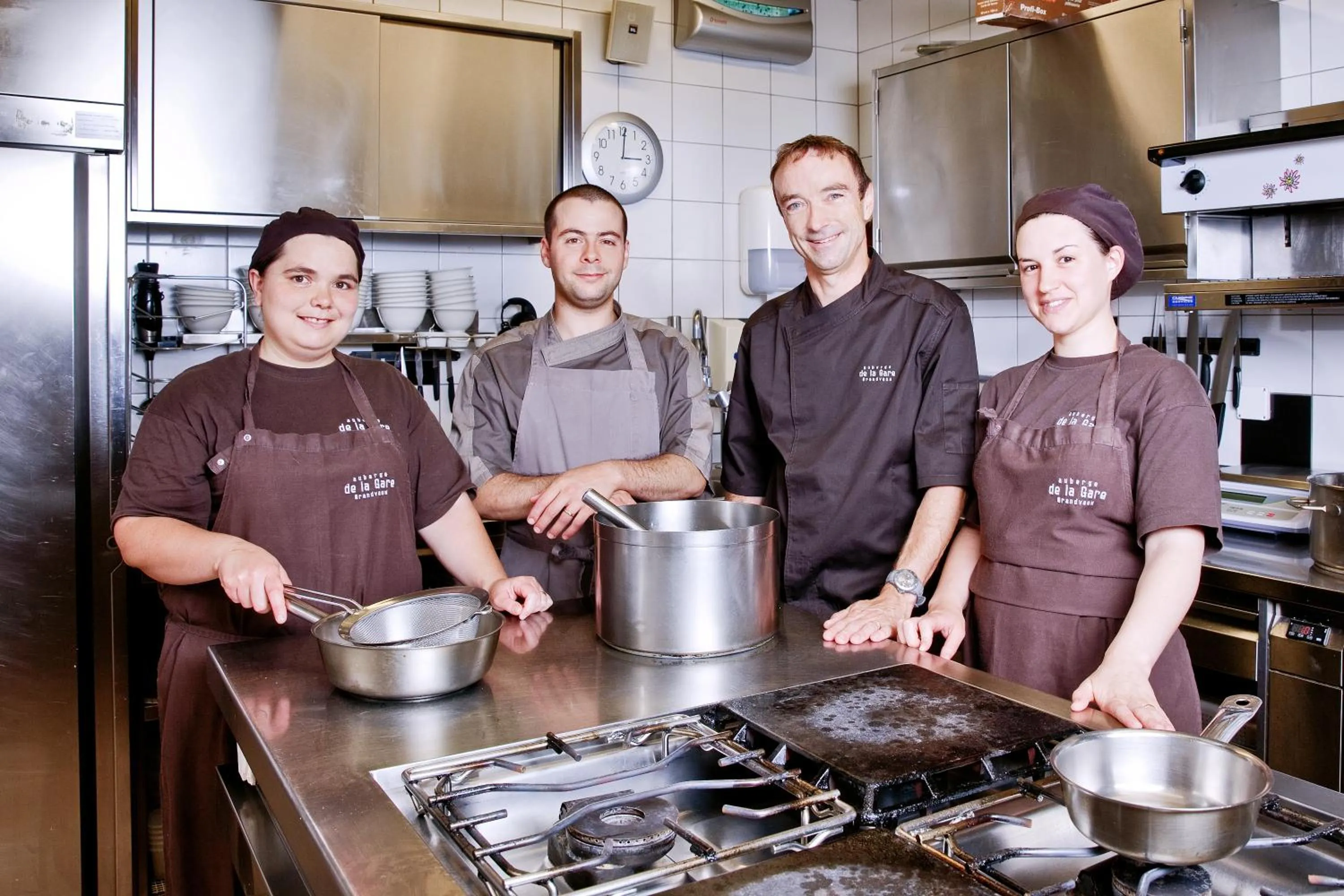 Staff in Auberge de la Gare