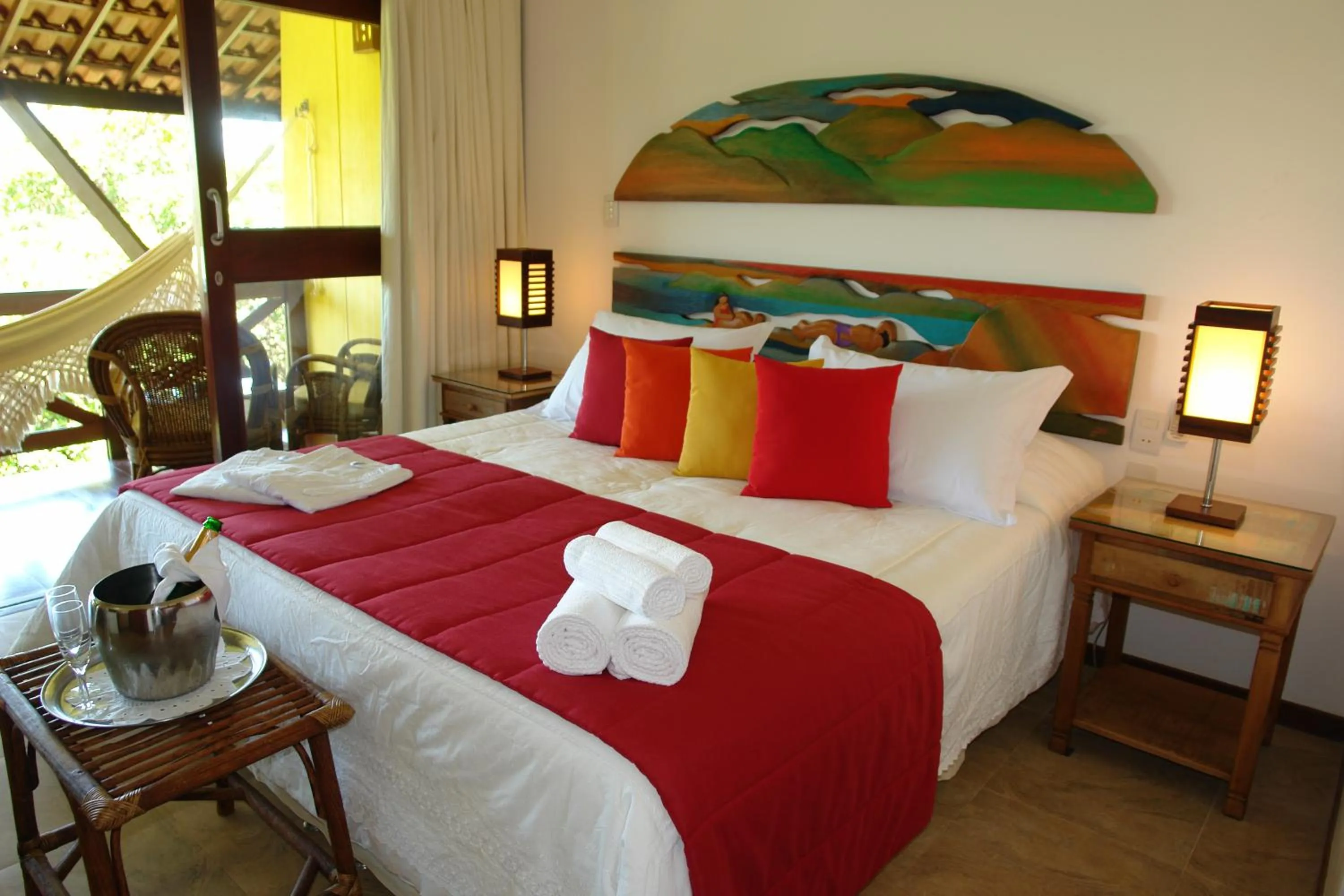 Bedroom in ThalassaGarden Hotel - Pousada