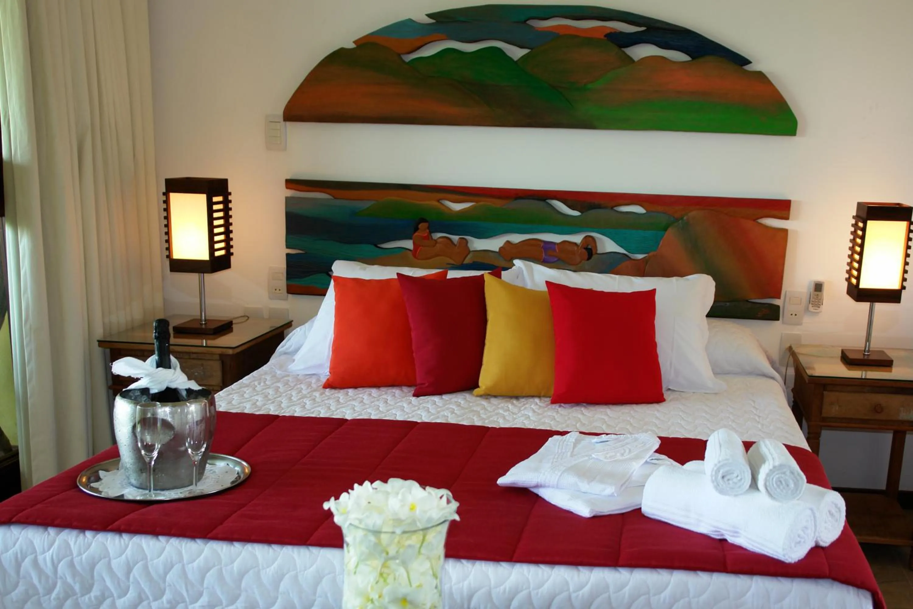 Bedroom in ThalassaGarden Hotel - Pousada