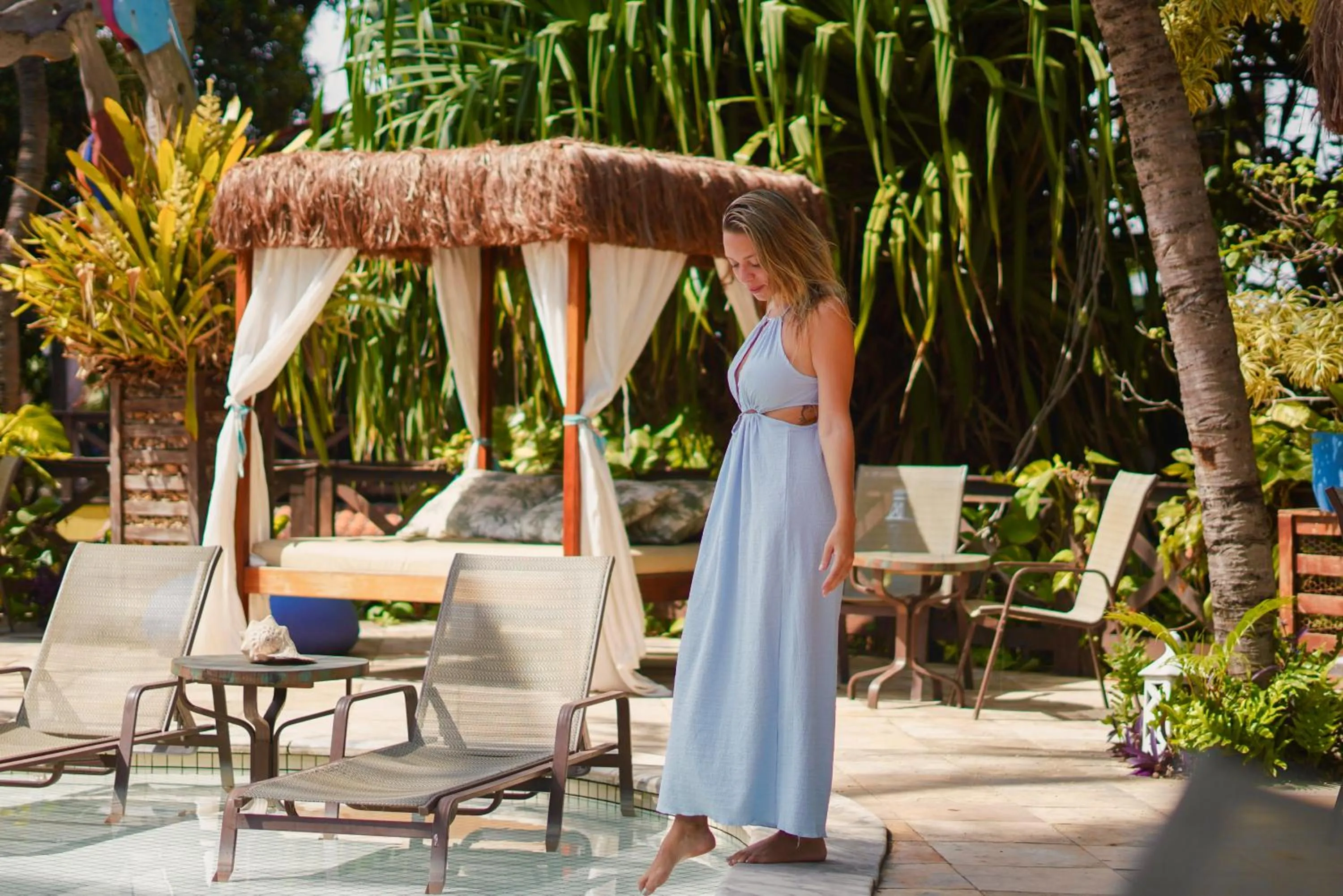 Swimming pool in ThalassaGarden Hotel - Pousada