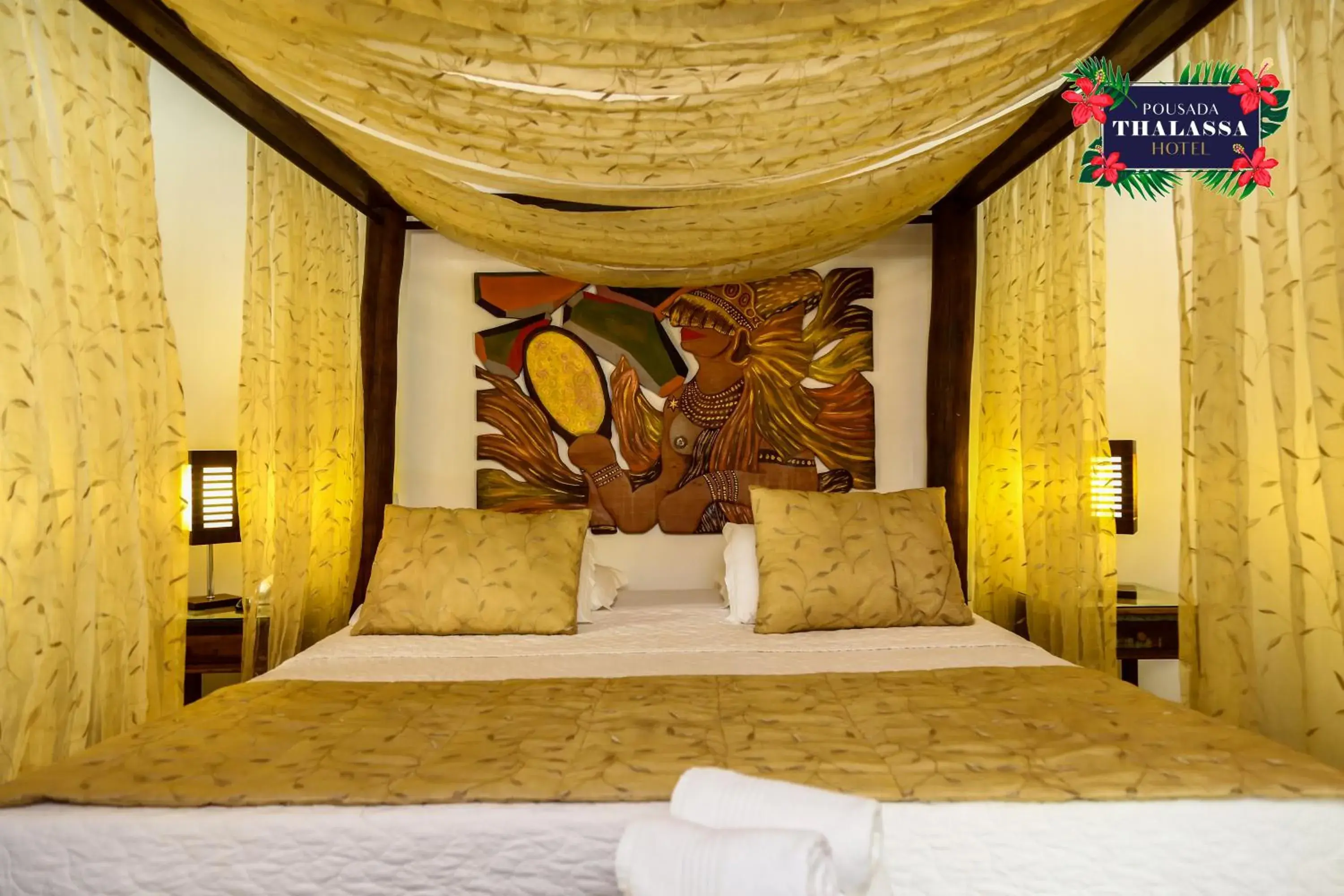 Bed in ThalassaGarden Hotel - Pousada Bed in ThalassaGarden Hotel - Pousada