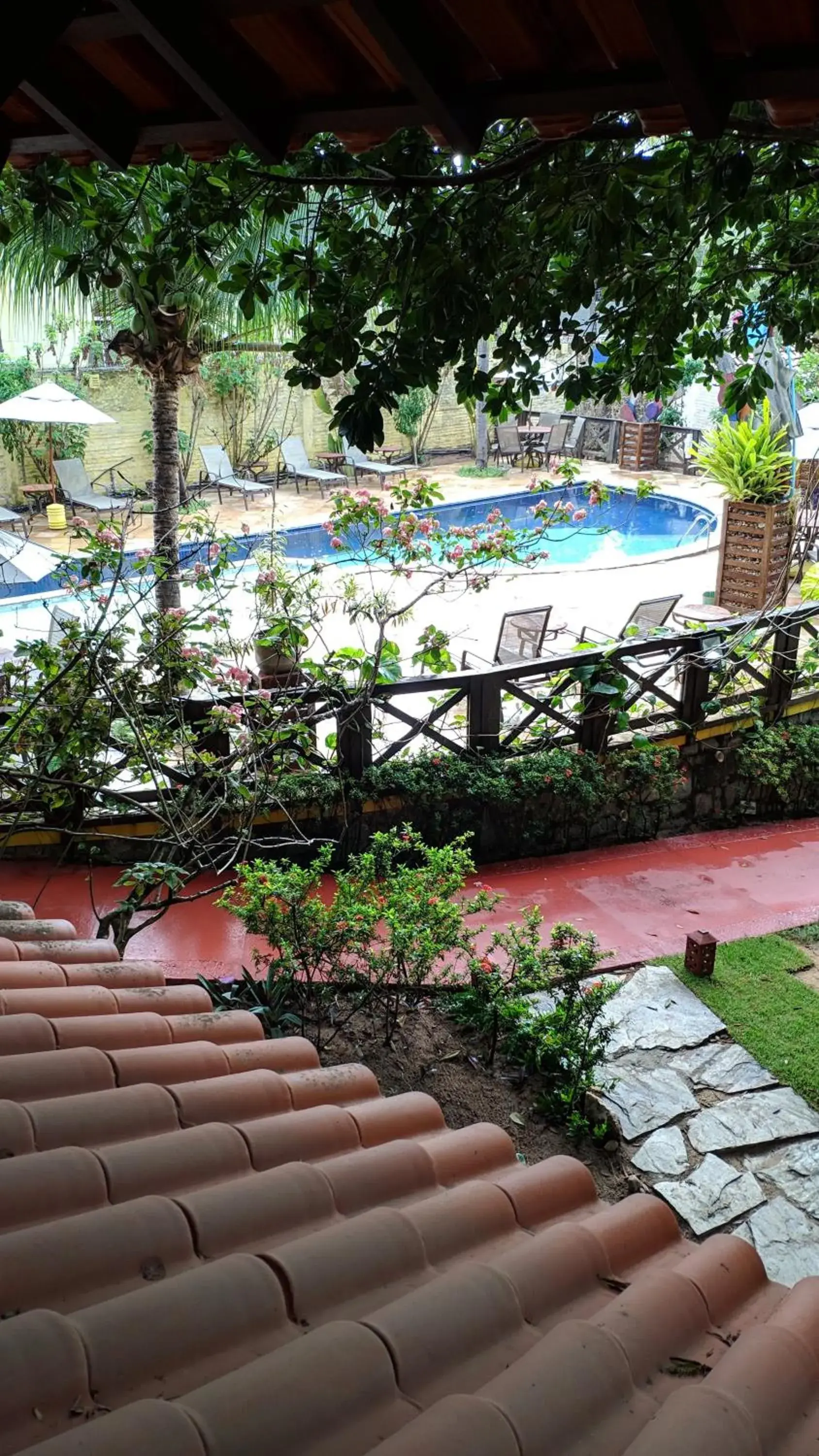 Pool view in ThalassaGarden Hotel - Pousada Pool view in ThalassaGarden Hotel - Pousada