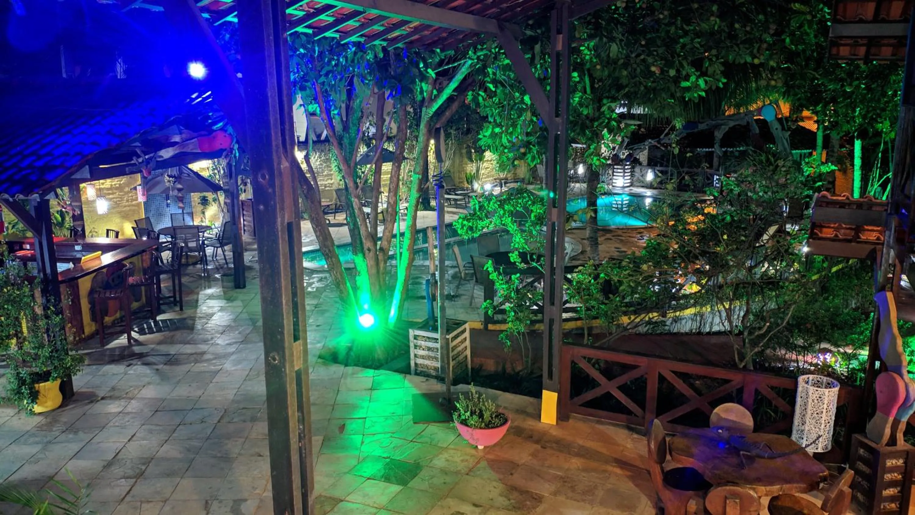 Pool view in ThalassaGarden Hotel - Pousada