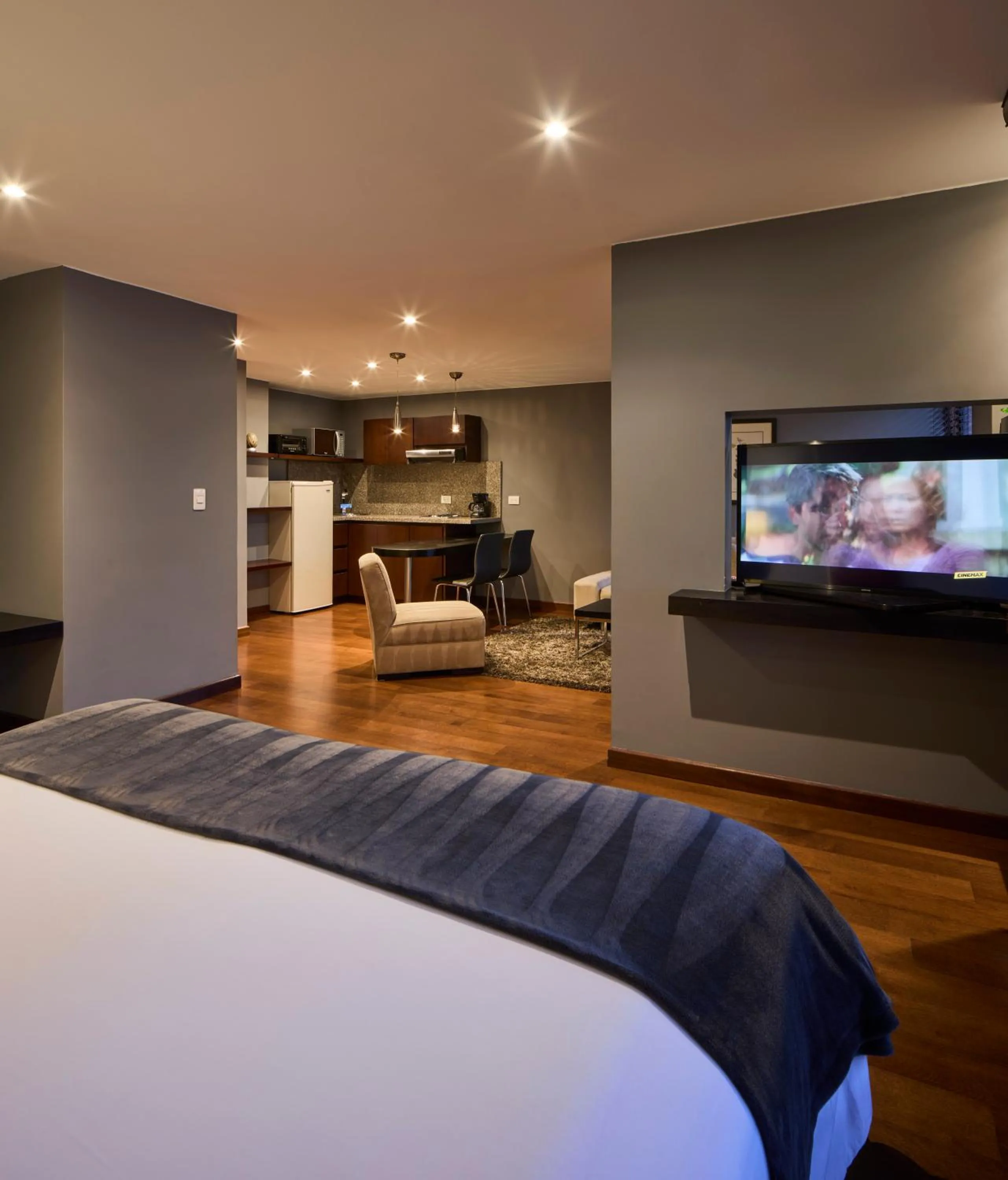 kitchen in Nico Apartasuites