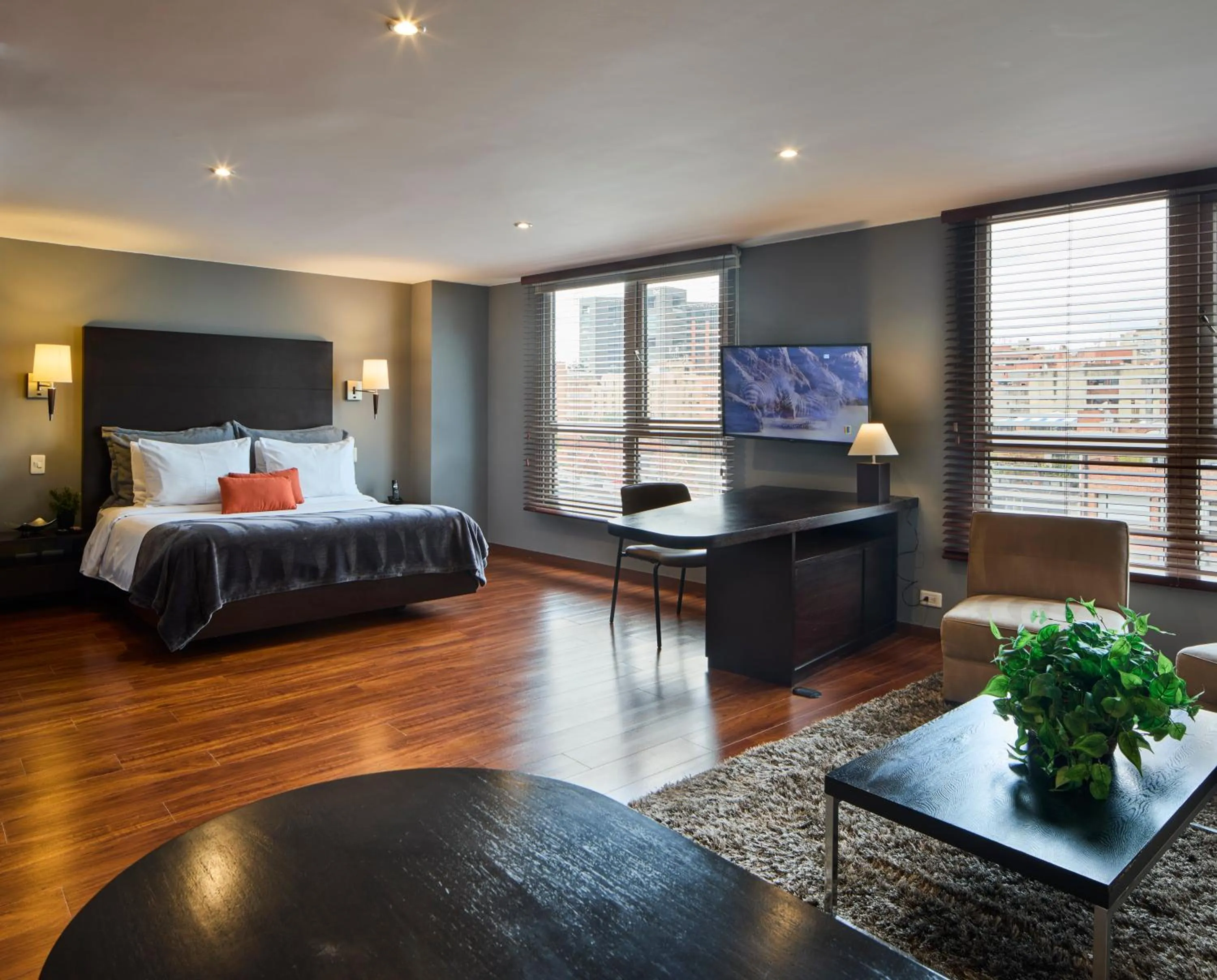 Bedroom, Bed in Nico Apartasuites