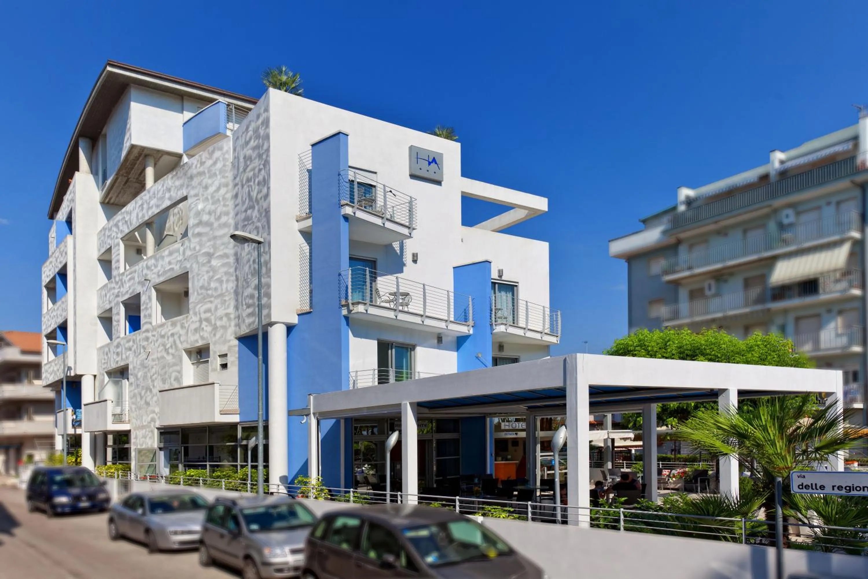 Property building in Hotel Antares