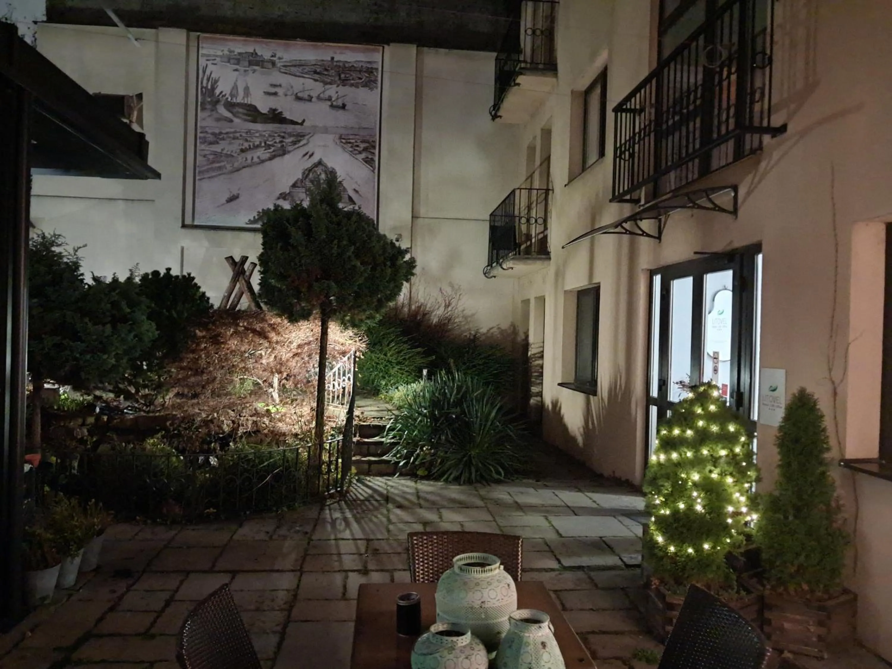 Garden view in Hotel Litovel