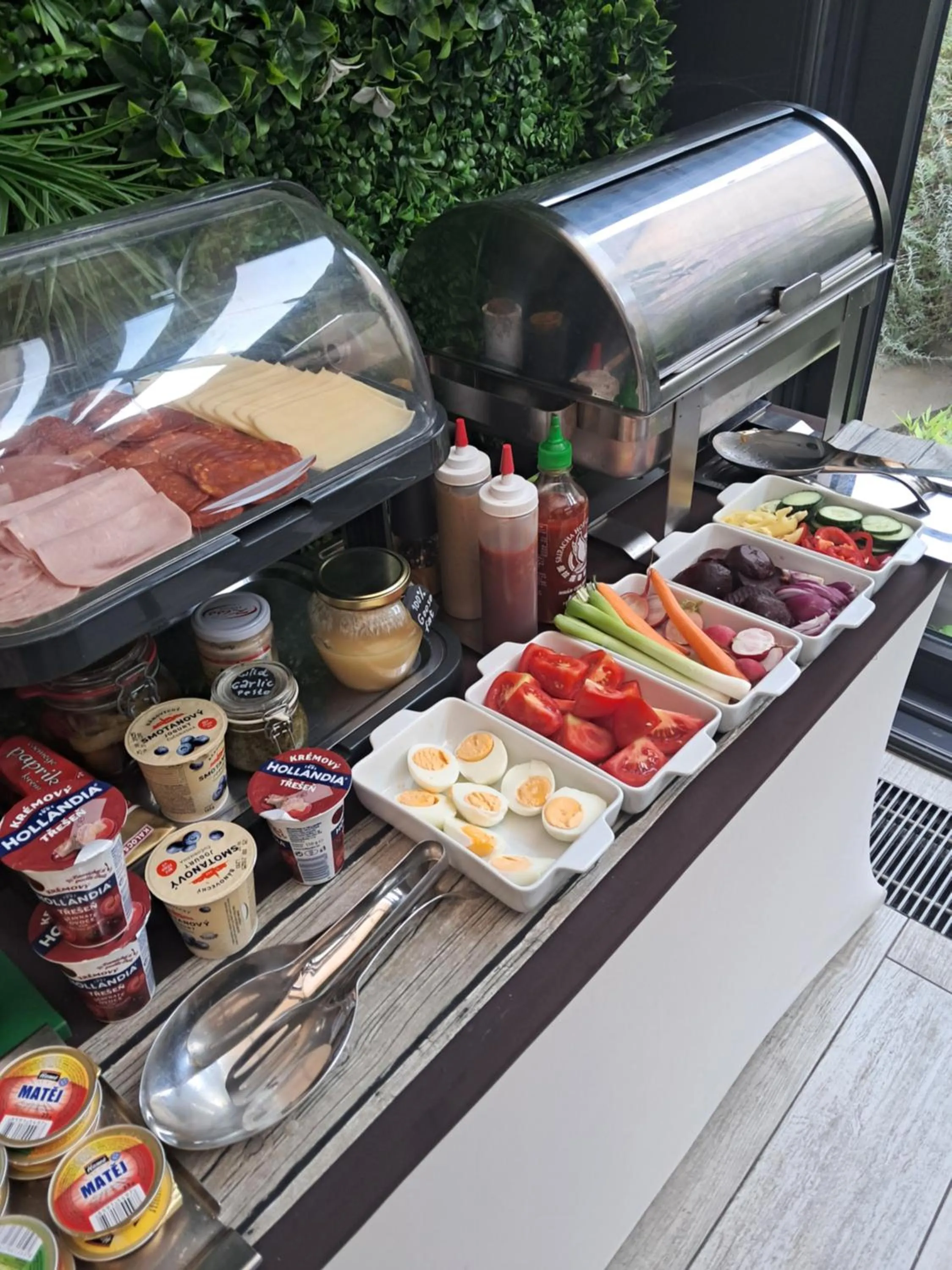 Buffet breakfast in Hotel Litovel