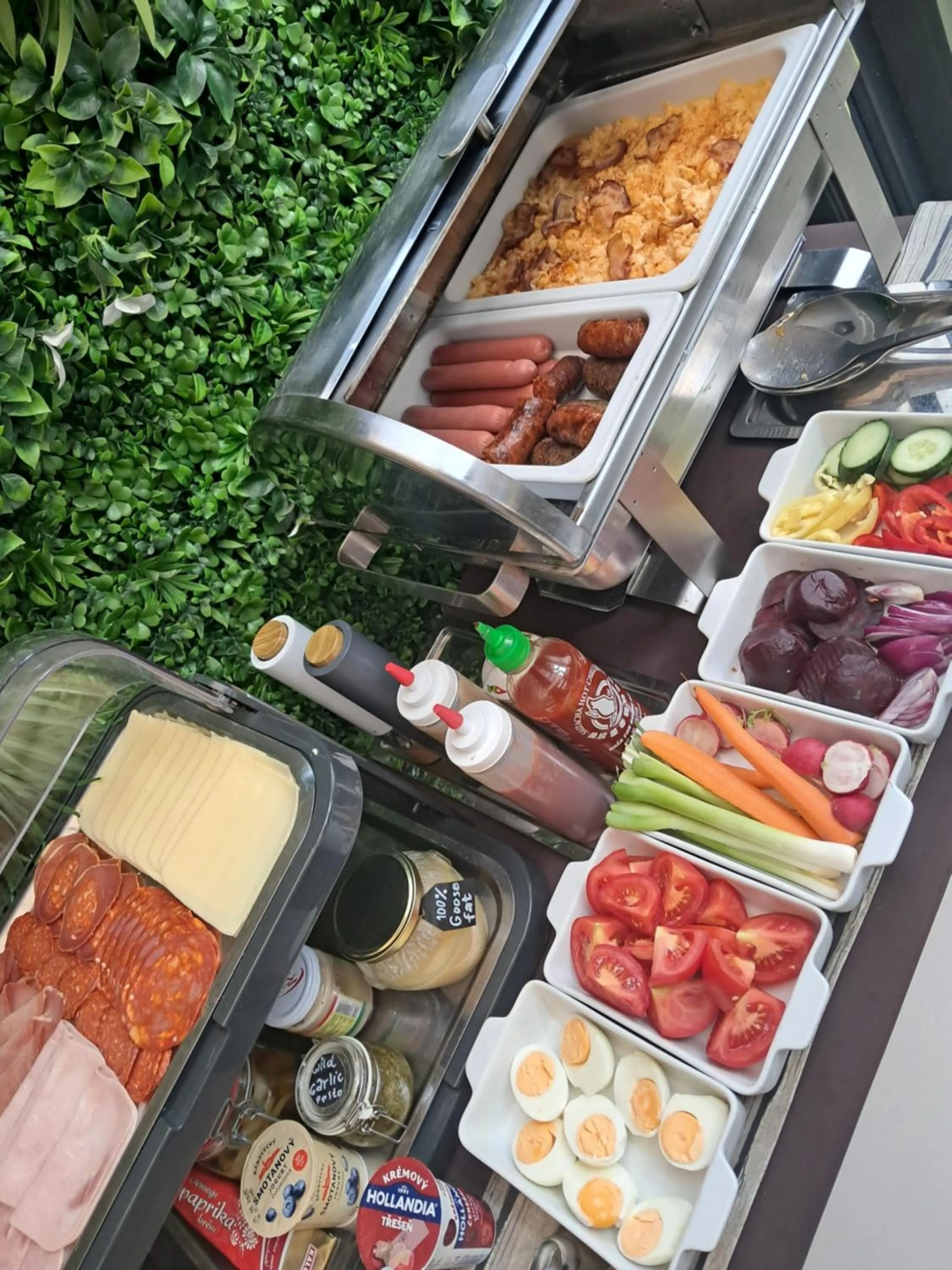 Buffet breakfast in Hotel Litovel