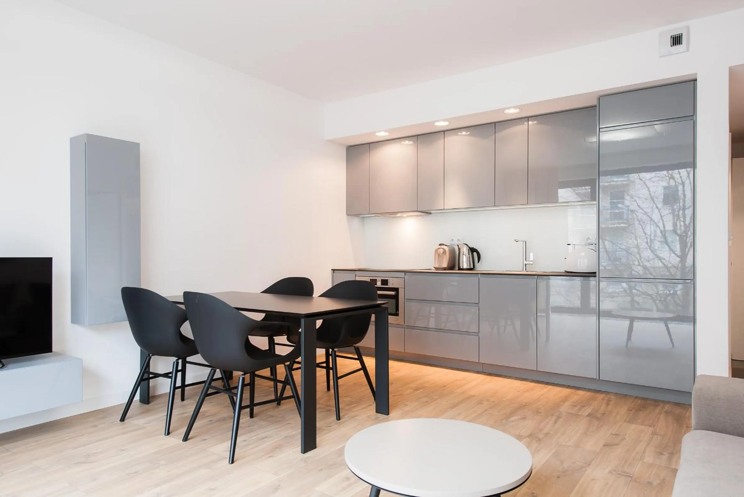 Kitchen or kitchenette in EXCLUSIVE Aparthotel