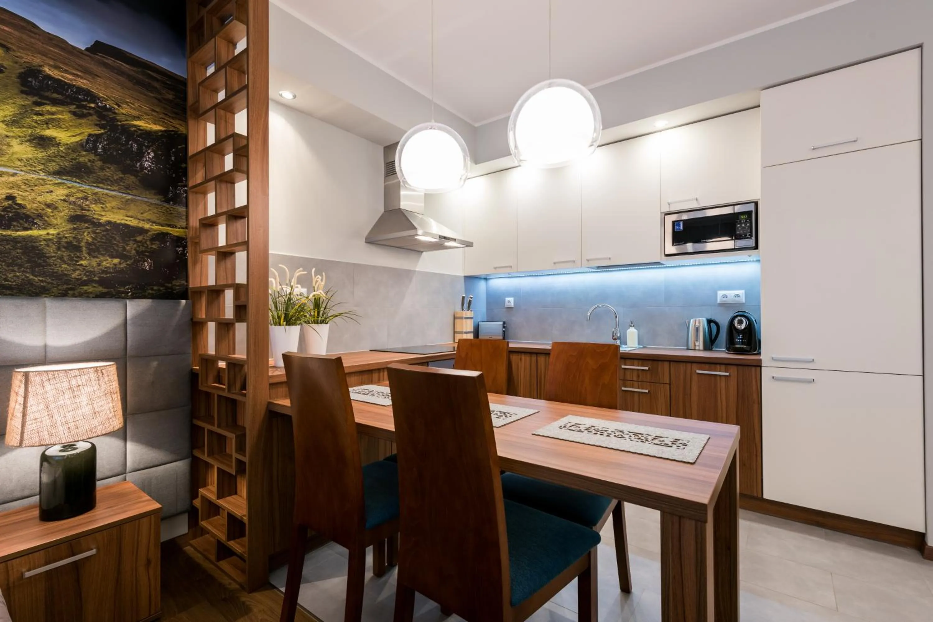 Kitchen or kitchenette in EXCLUSIVE Aparthotel