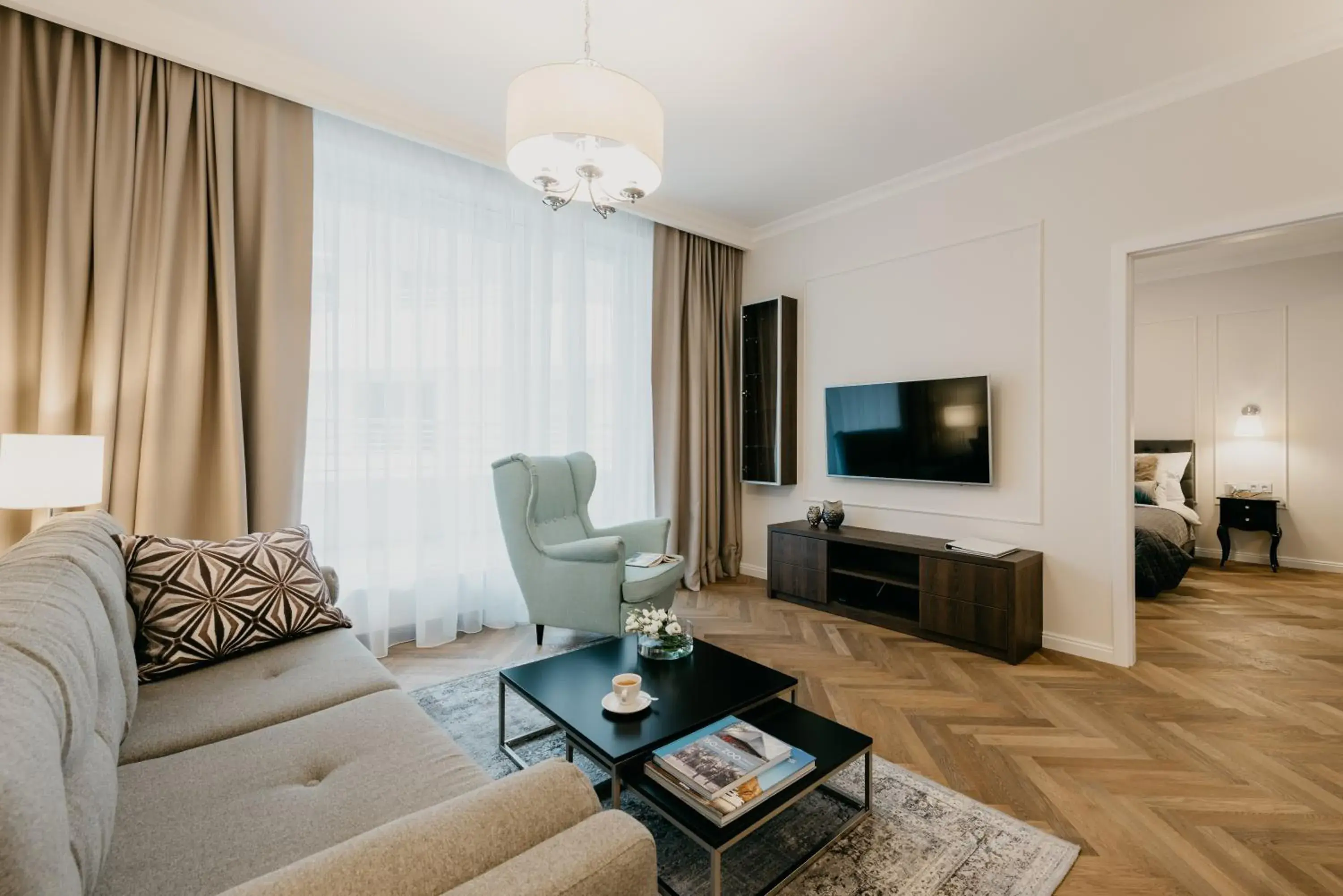 Living room in EXCLUSIVE Aparthotel Living room in EXCLUSIVE Aparthotel