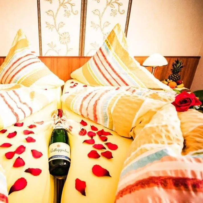 Bed in Pension Fischerhaus
