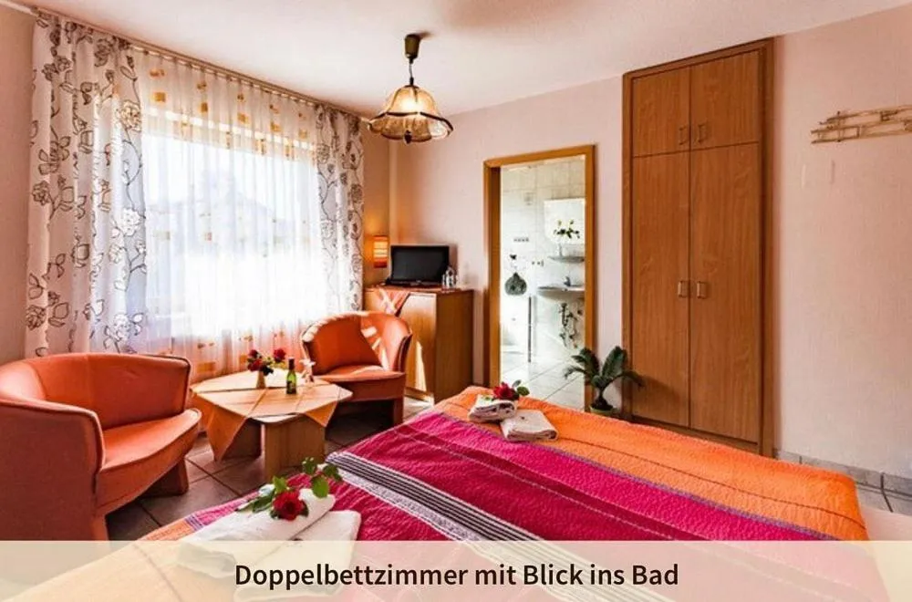 Bed in Pension Fischerhaus